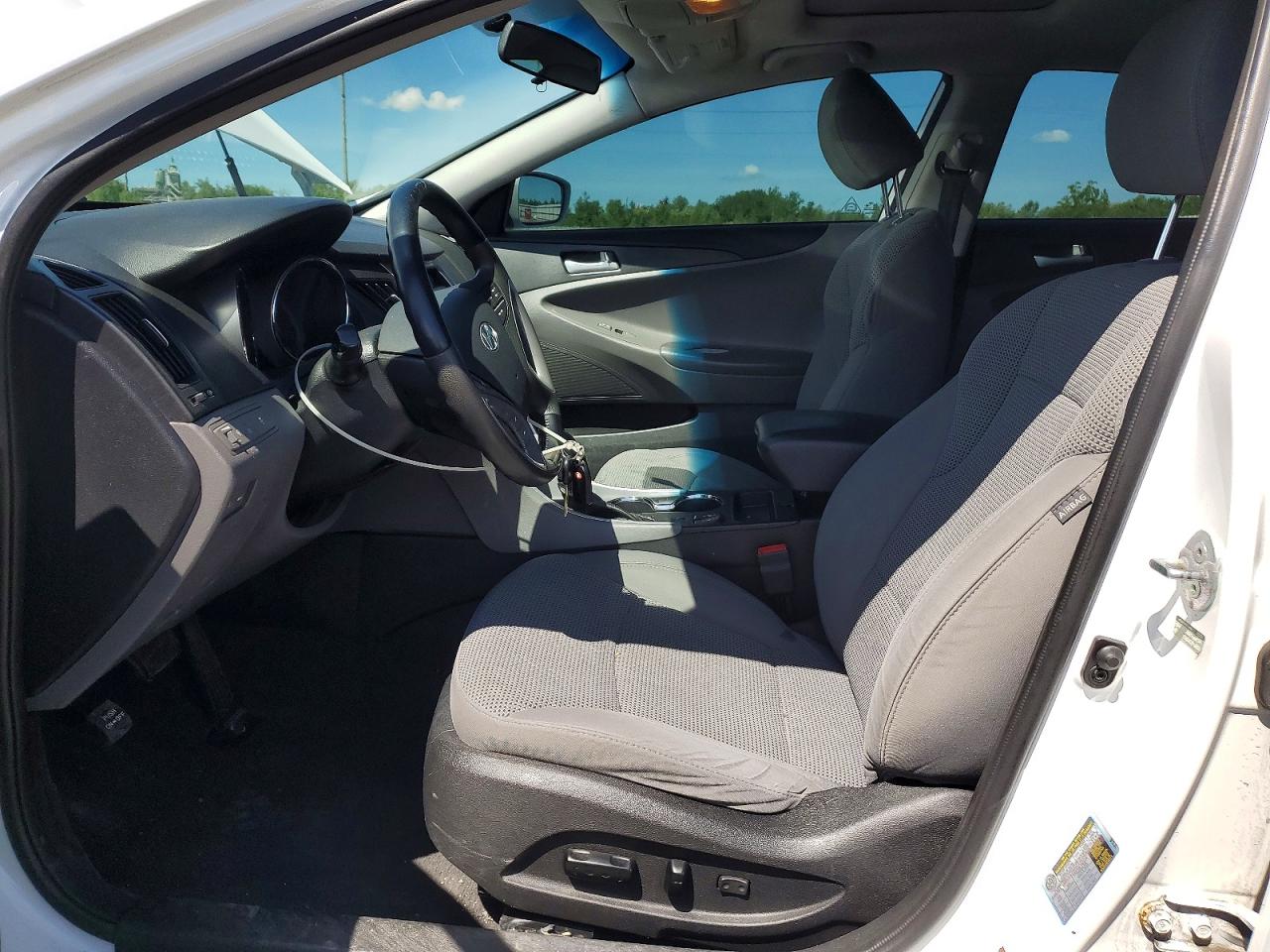 2013 Hyundai Sonata Gls White vin: 5NPEB4AC3DH775854