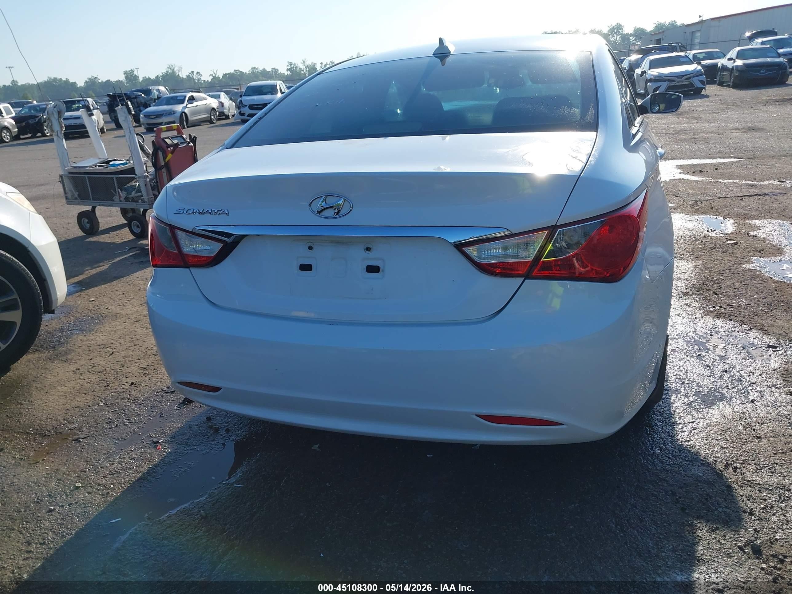 2013 Hyundai Sonata Gls White vin: 5NPEB4AC3DH779256