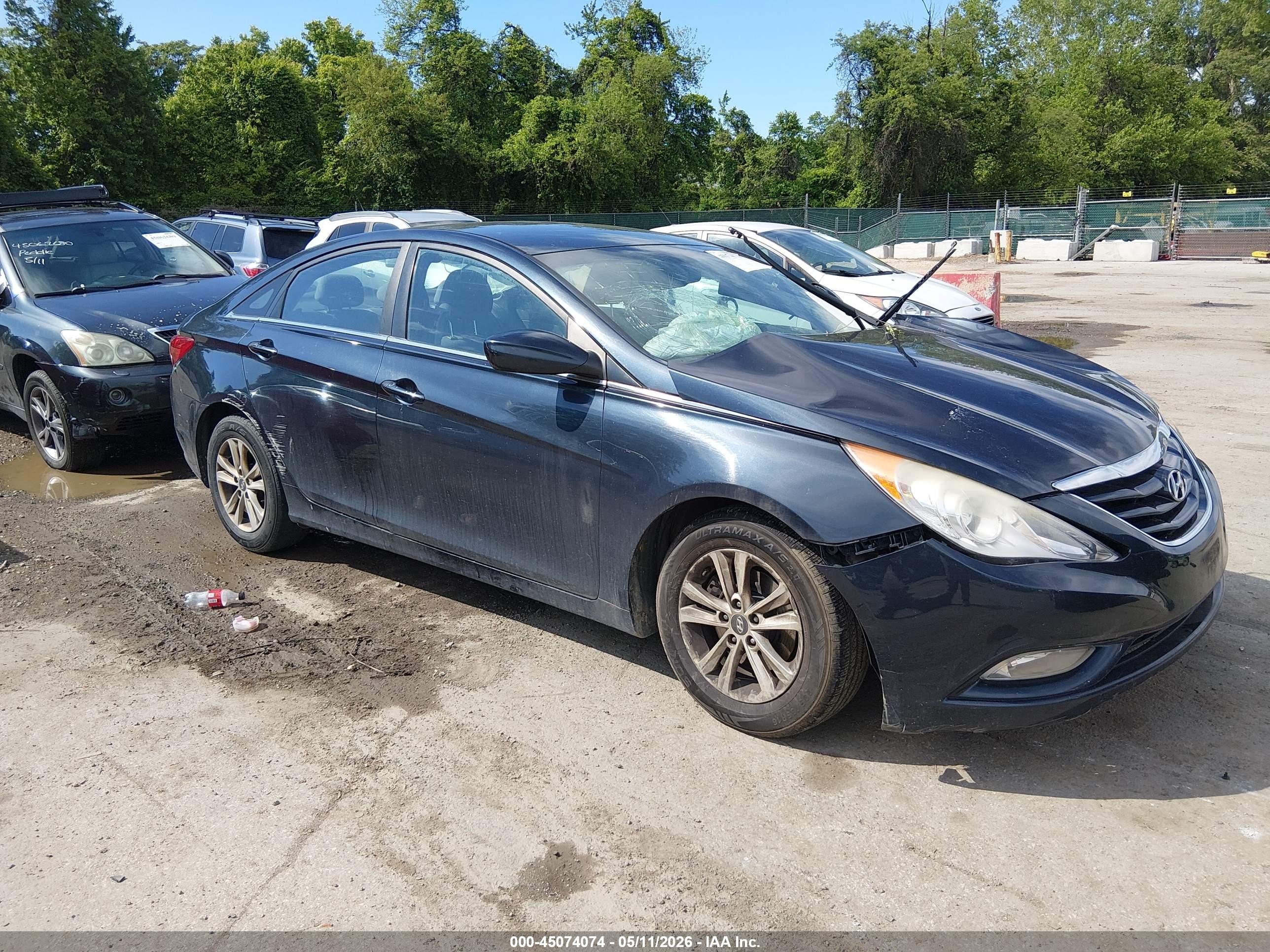 2013 Hyundai Sonata Gls Black vin: 5NPEB4AC3DH782870