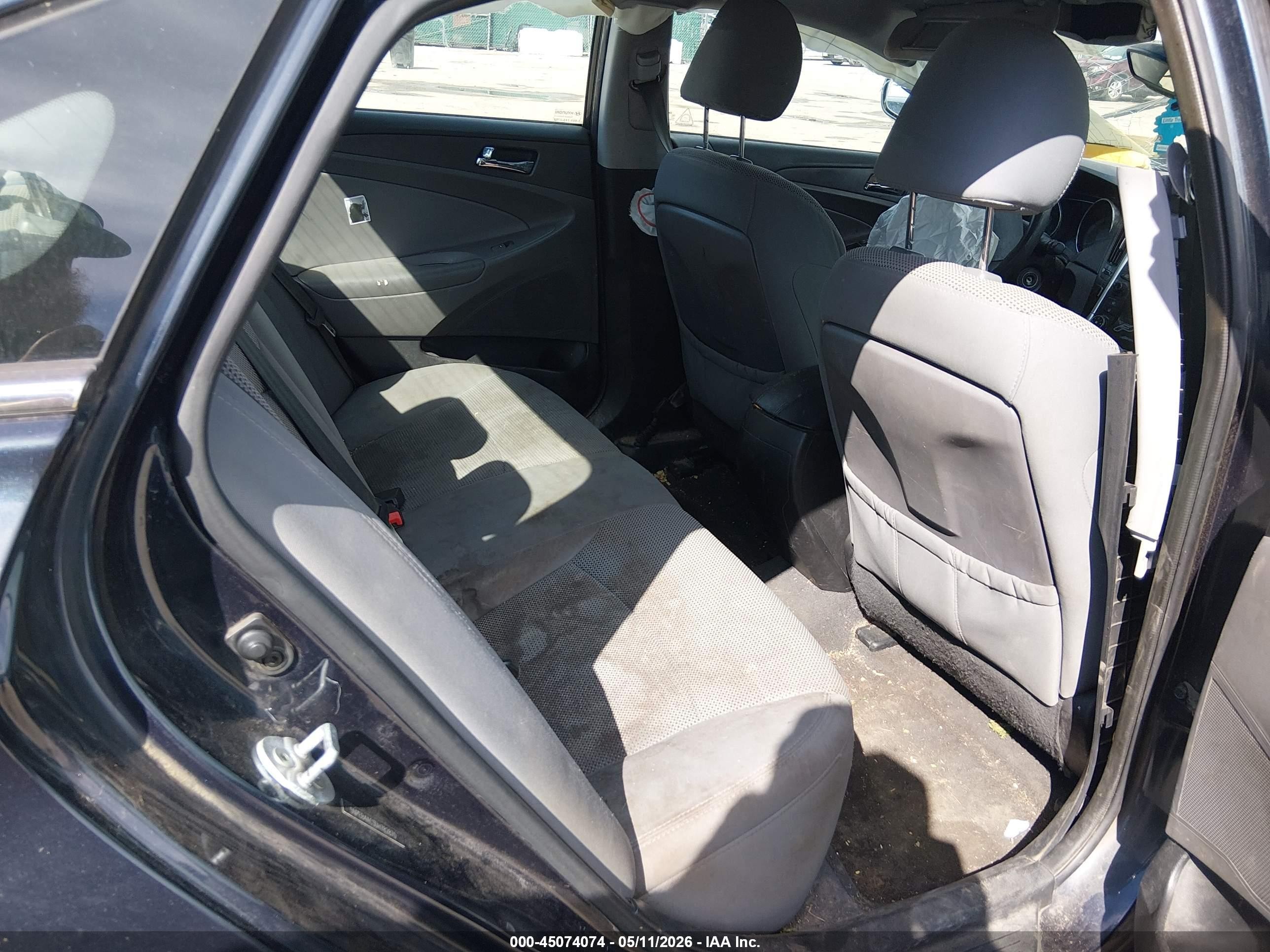 2013 Hyundai Sonata Gls Black vin: 5NPEB4AC3DH782870