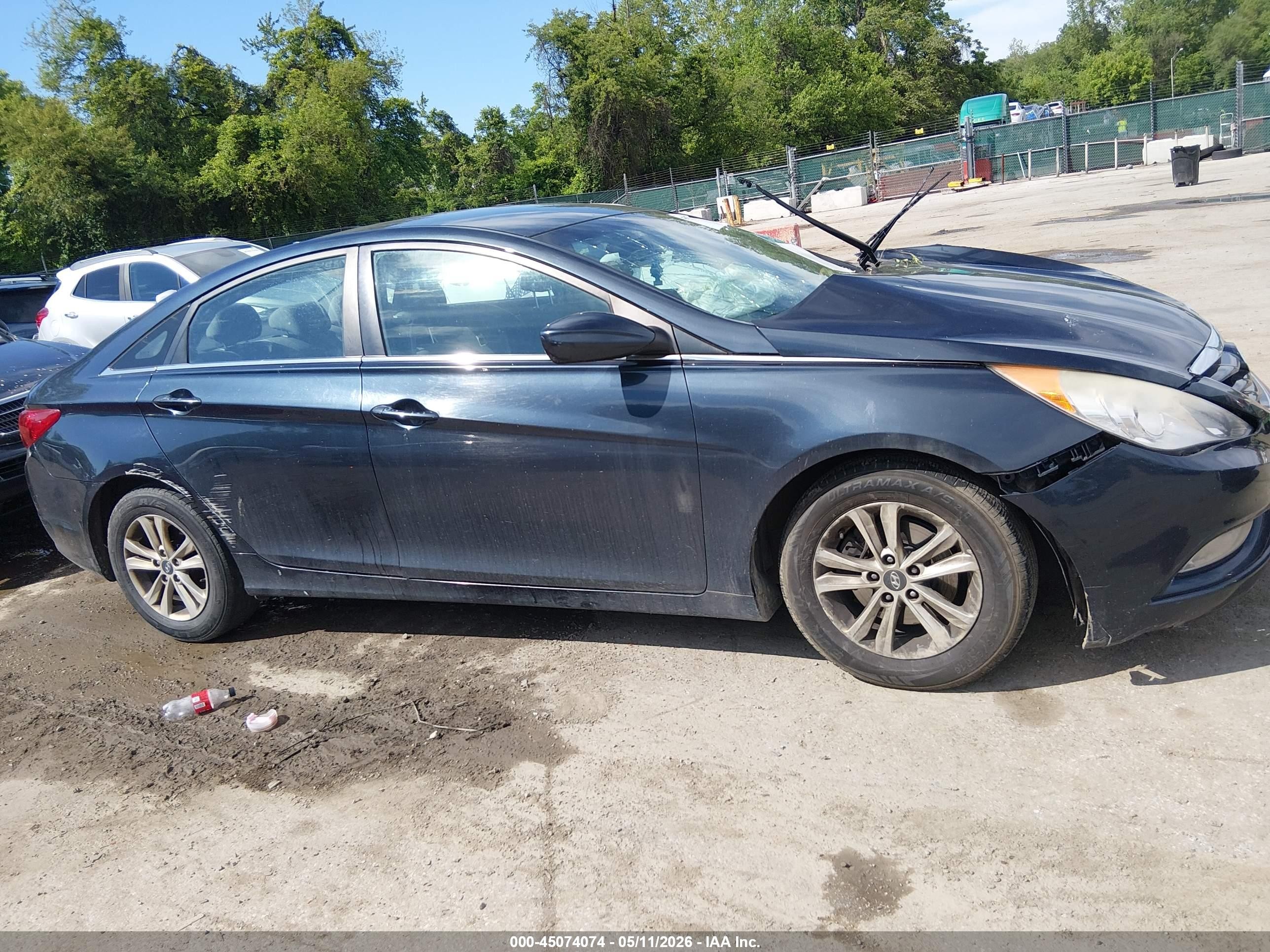 2013 Hyundai Sonata Gls Black vin: 5NPEB4AC3DH782870