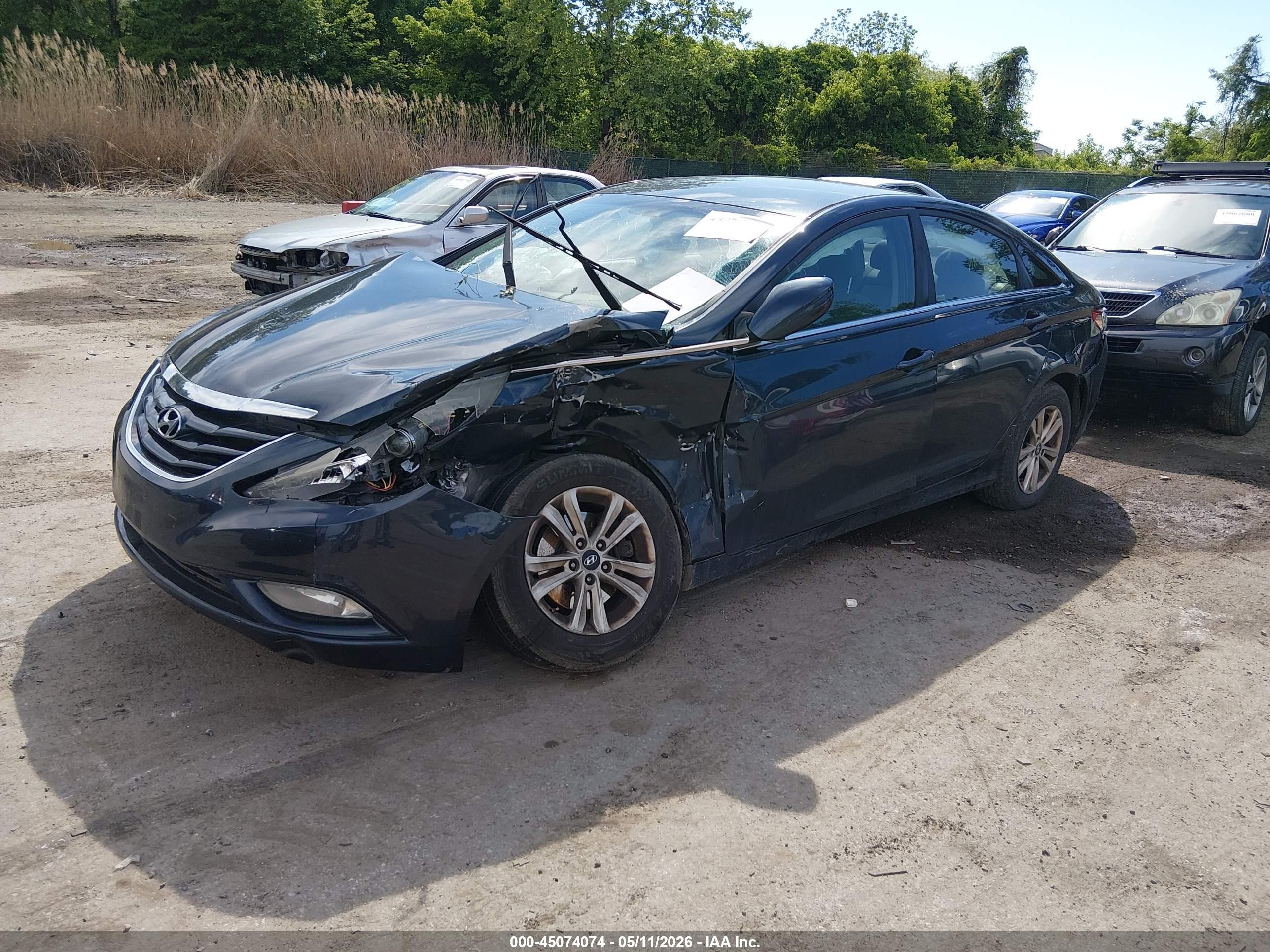 2013 Hyundai Sonata Gls Black vin: 5NPEB4AC3DH782870