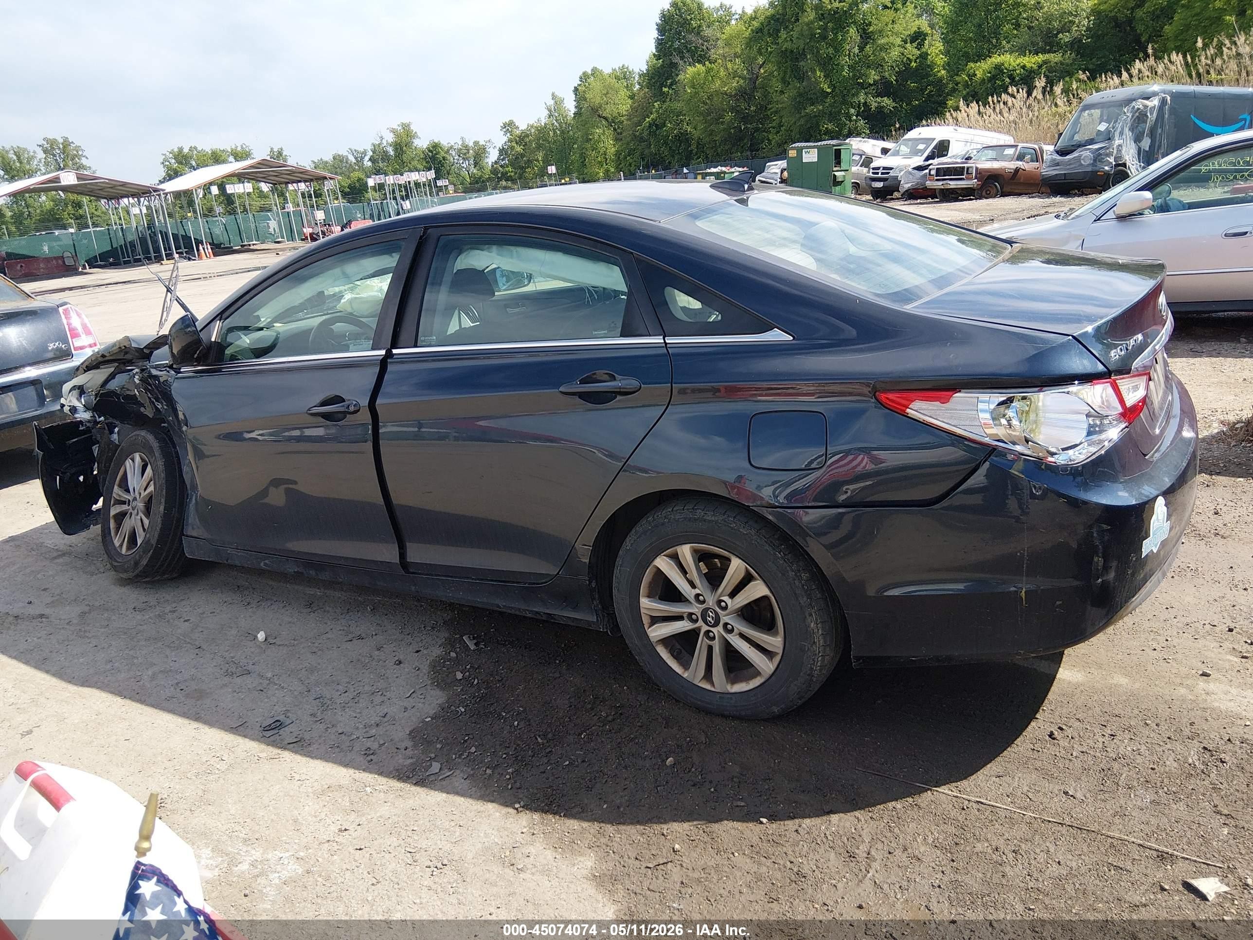2013 Hyundai Sonata Gls Black vin: 5NPEB4AC3DH782870
