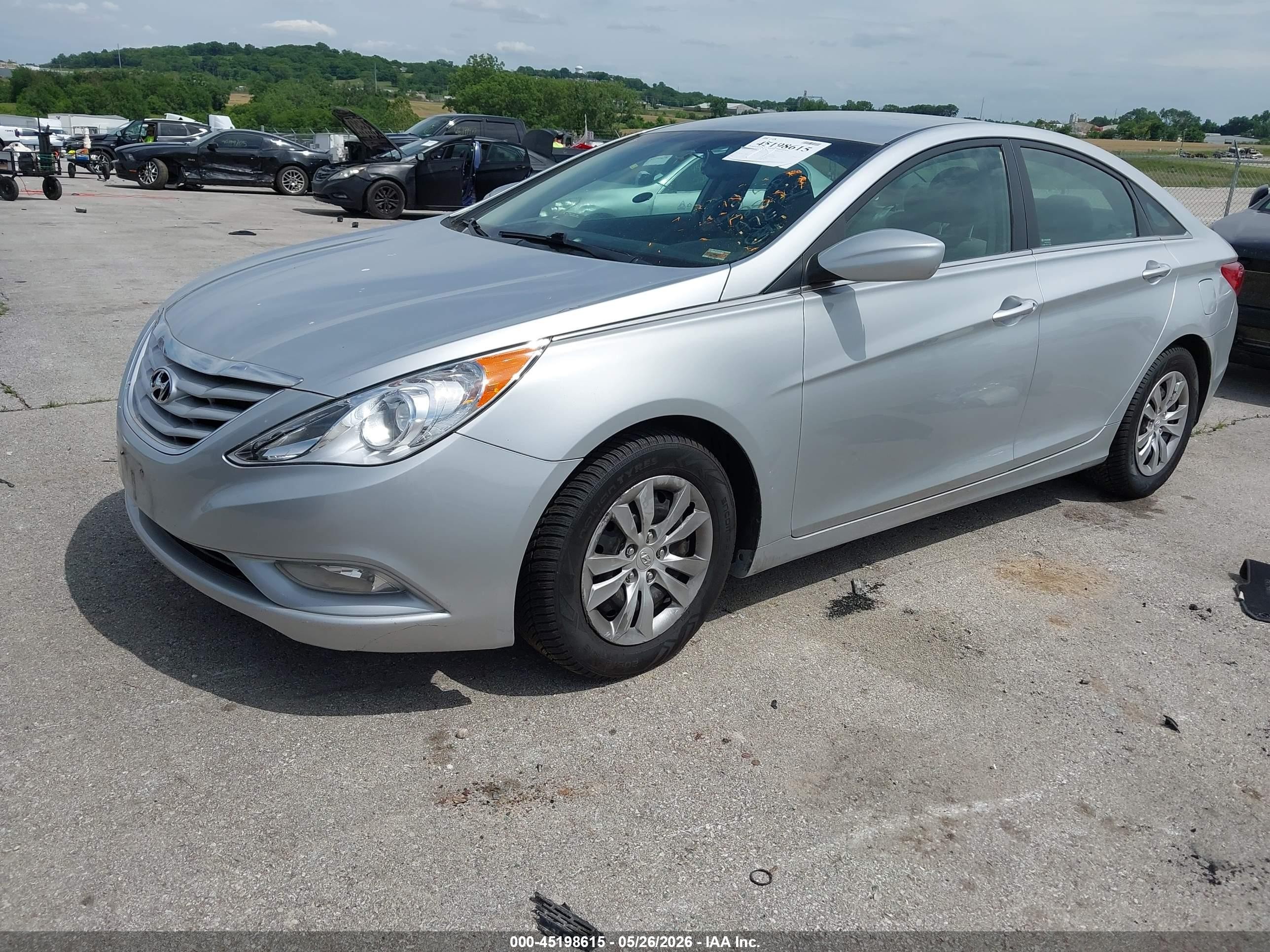 2013 Hyundai Sonata Gls Silver vin: 5NPEB4AC3DH783145