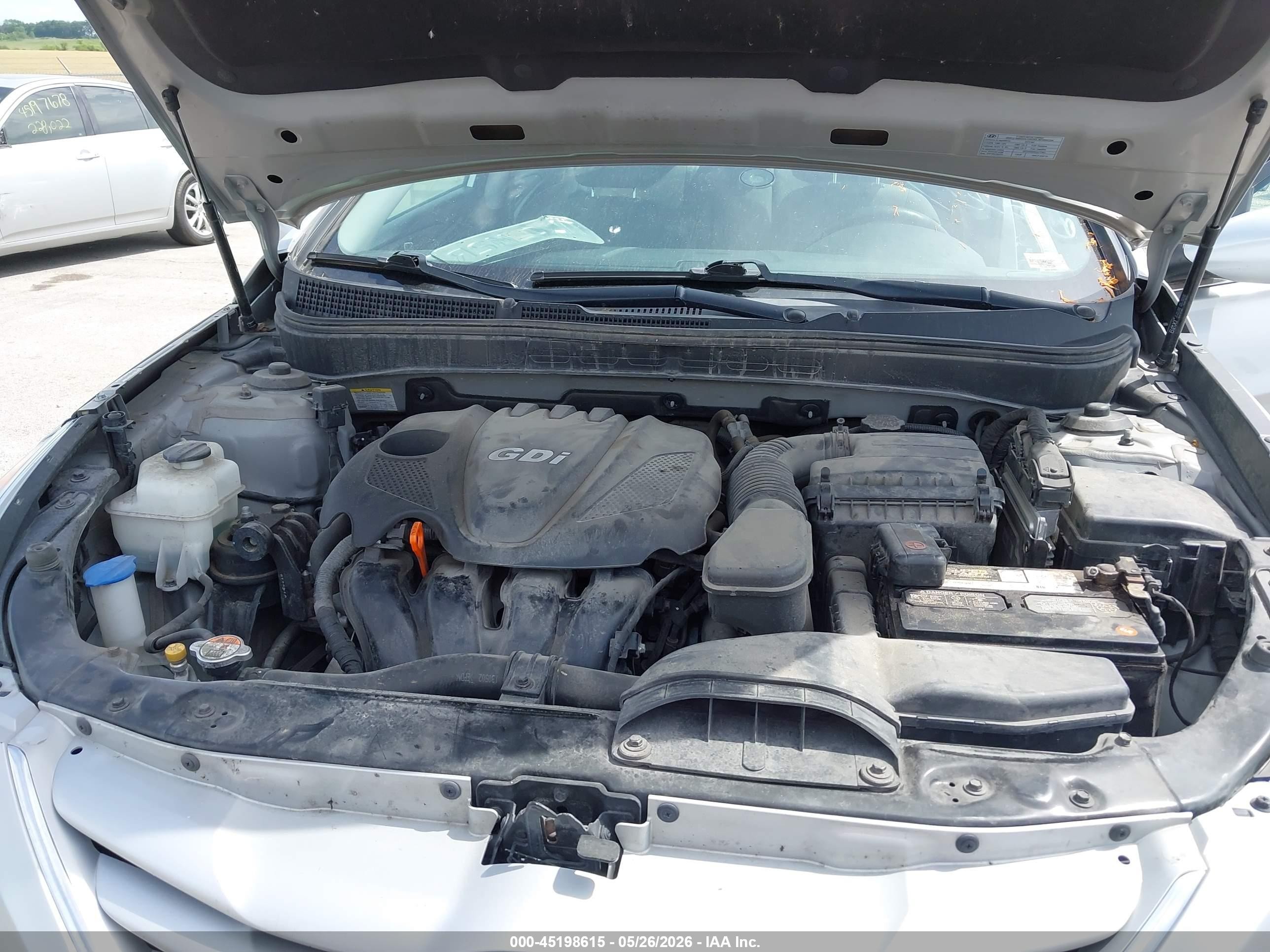 2013 Hyundai Sonata Gls Silver vin: 5NPEB4AC3DH783145