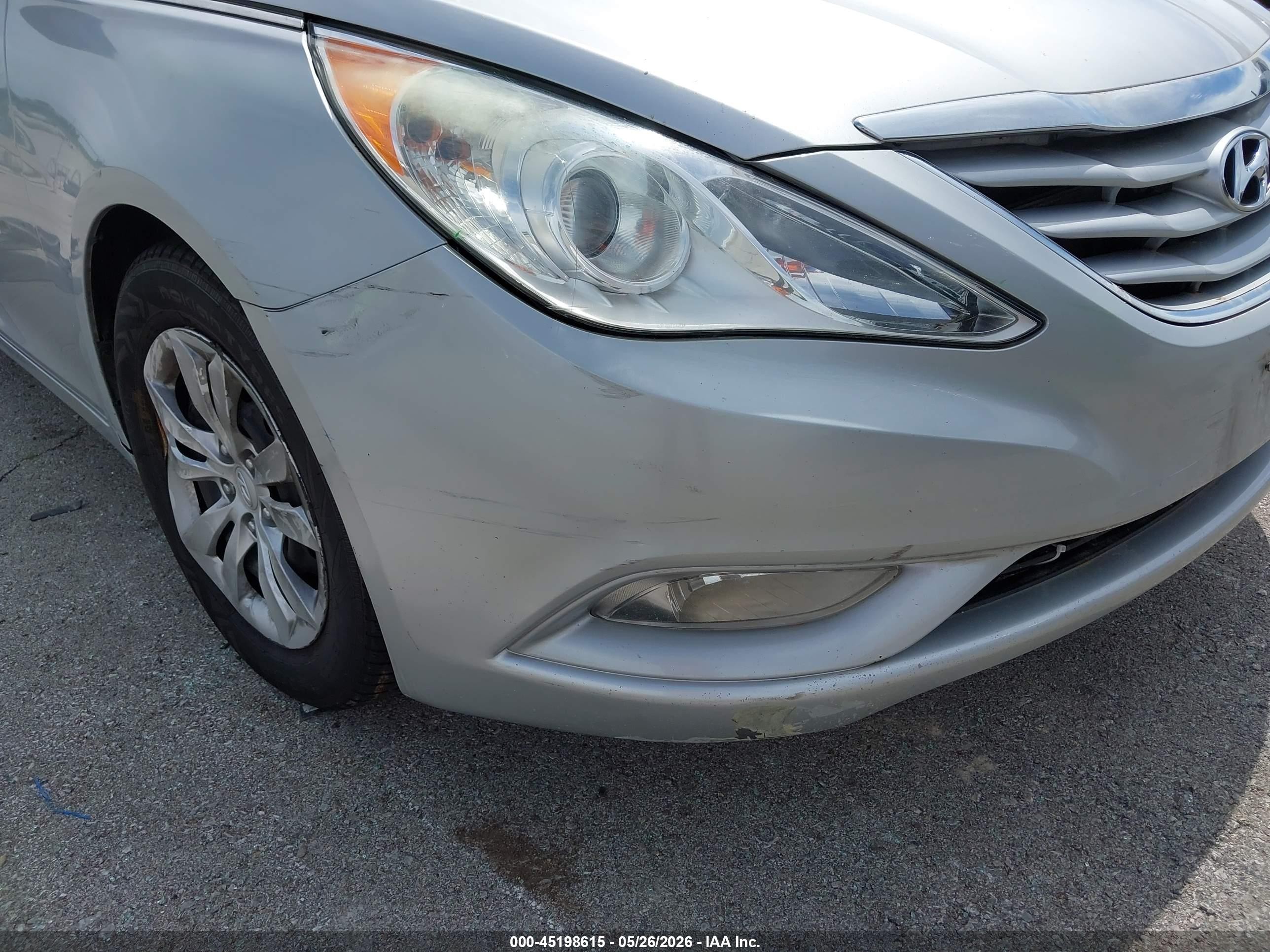 2013 Hyundai Sonata Gls Silver vin: 5NPEB4AC3DH783145