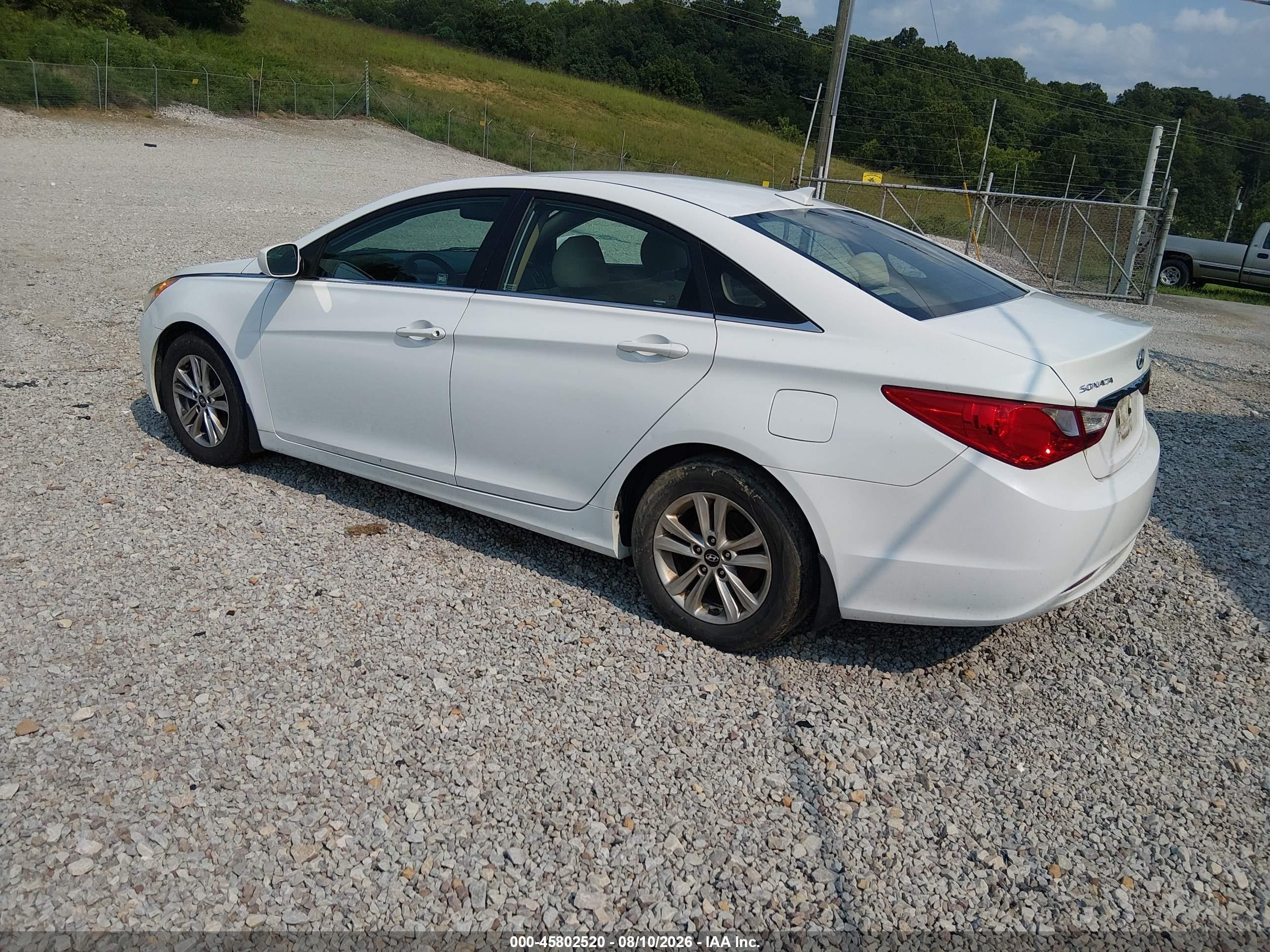 2013 Hyundai Sonata Gls Белый vin: 5NPEB4AC3DH785574
