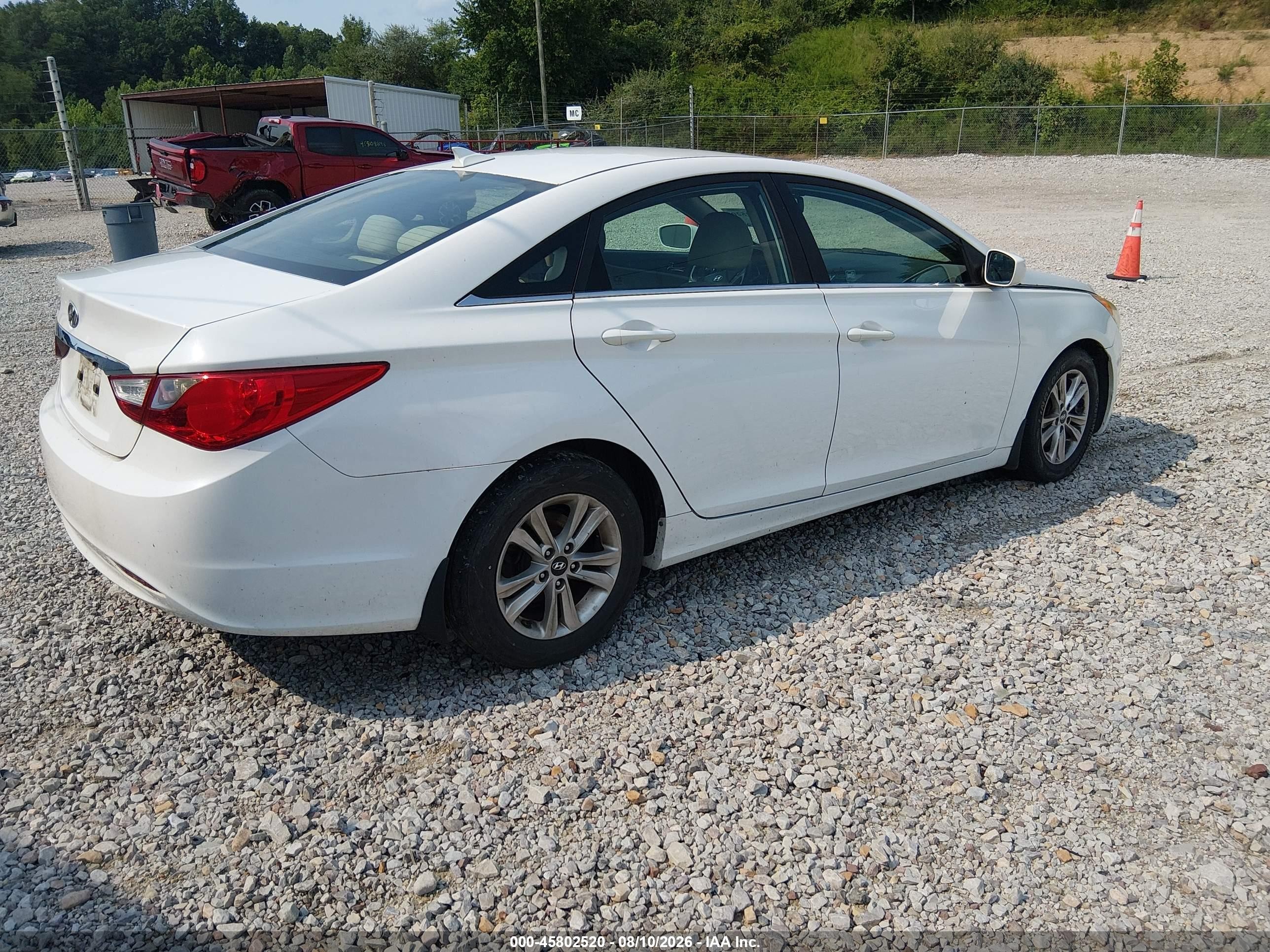 2013 Hyundai Sonata Gls Белый vin: 5NPEB4AC3DH785574