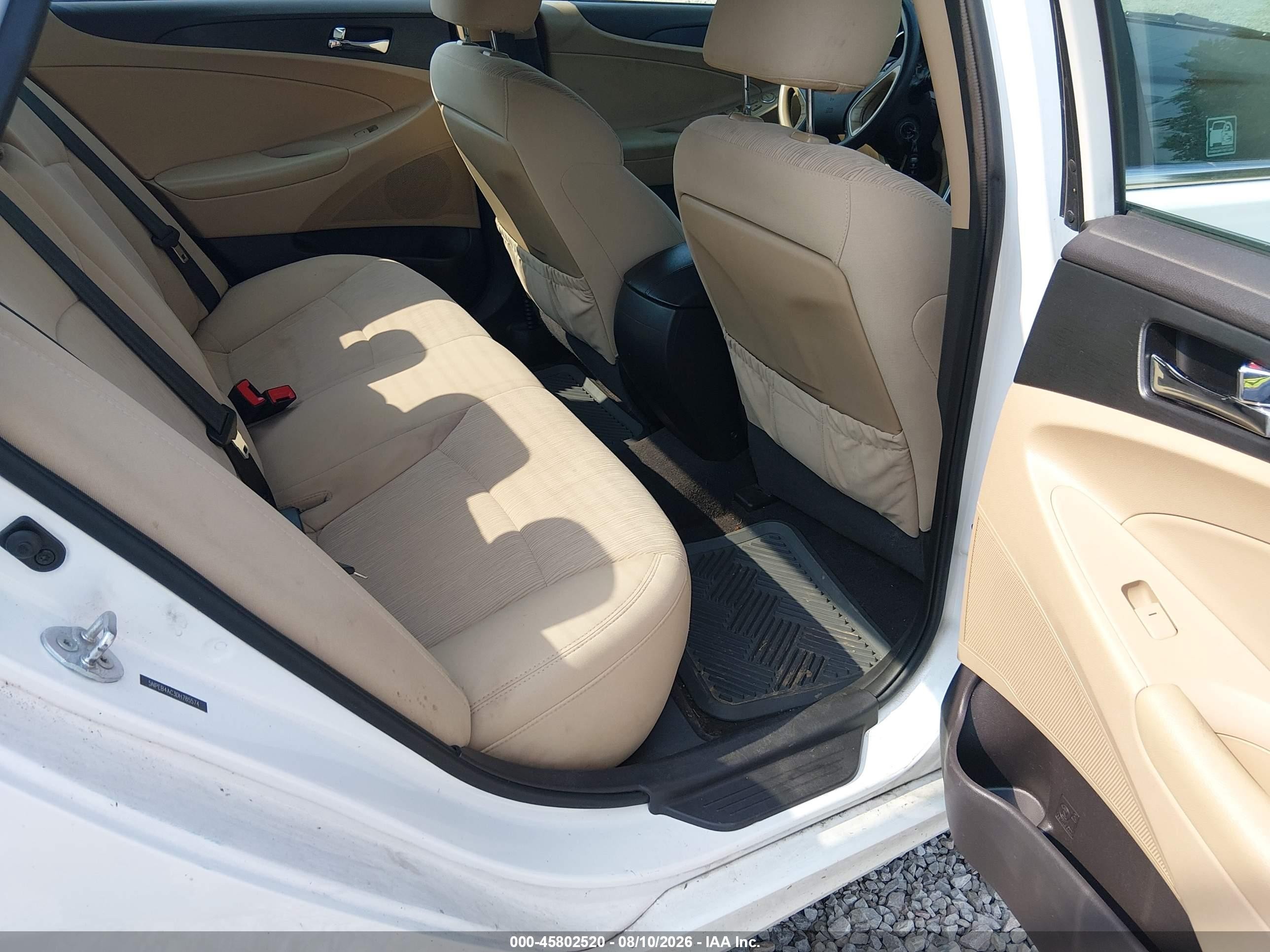 2013 Hyundai Sonata Gls Белый vin: 5NPEB4AC3DH785574