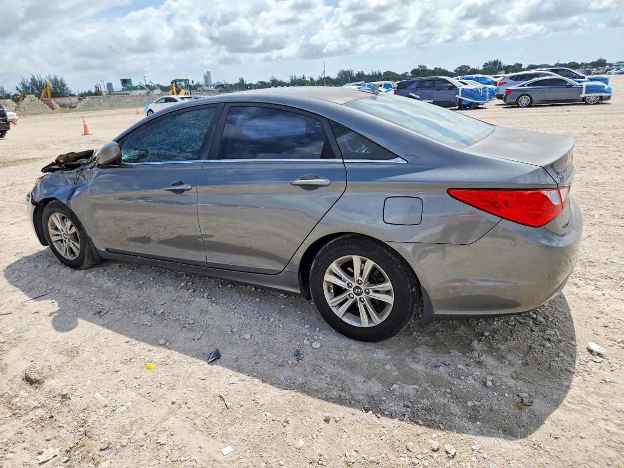 2013 Hyundai Sonata Gls Gray vin: 5NPEB4AC3DH789978