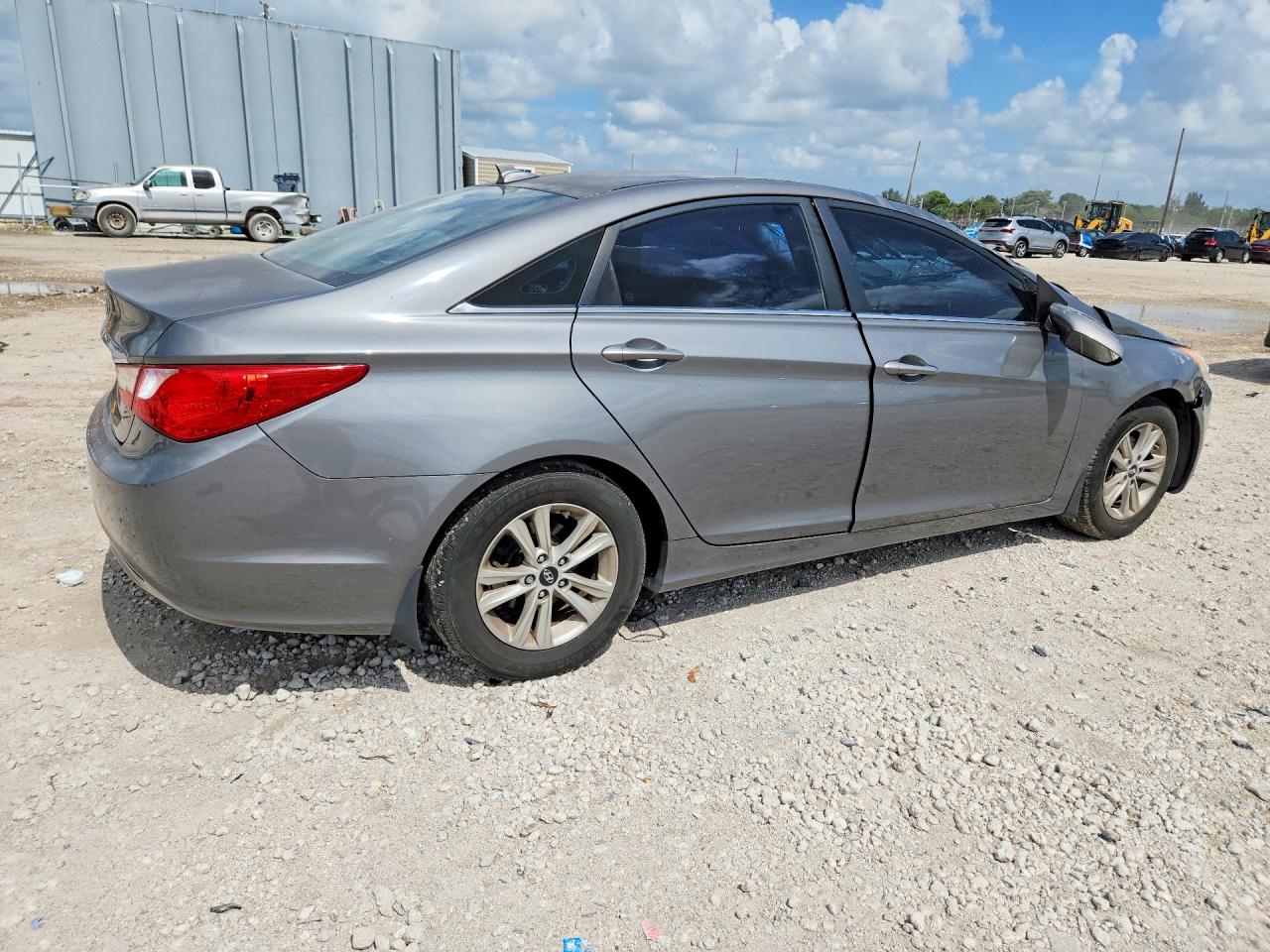 2013 Hyundai Sonata Gls Gray vin: 5NPEB4AC3DH789978