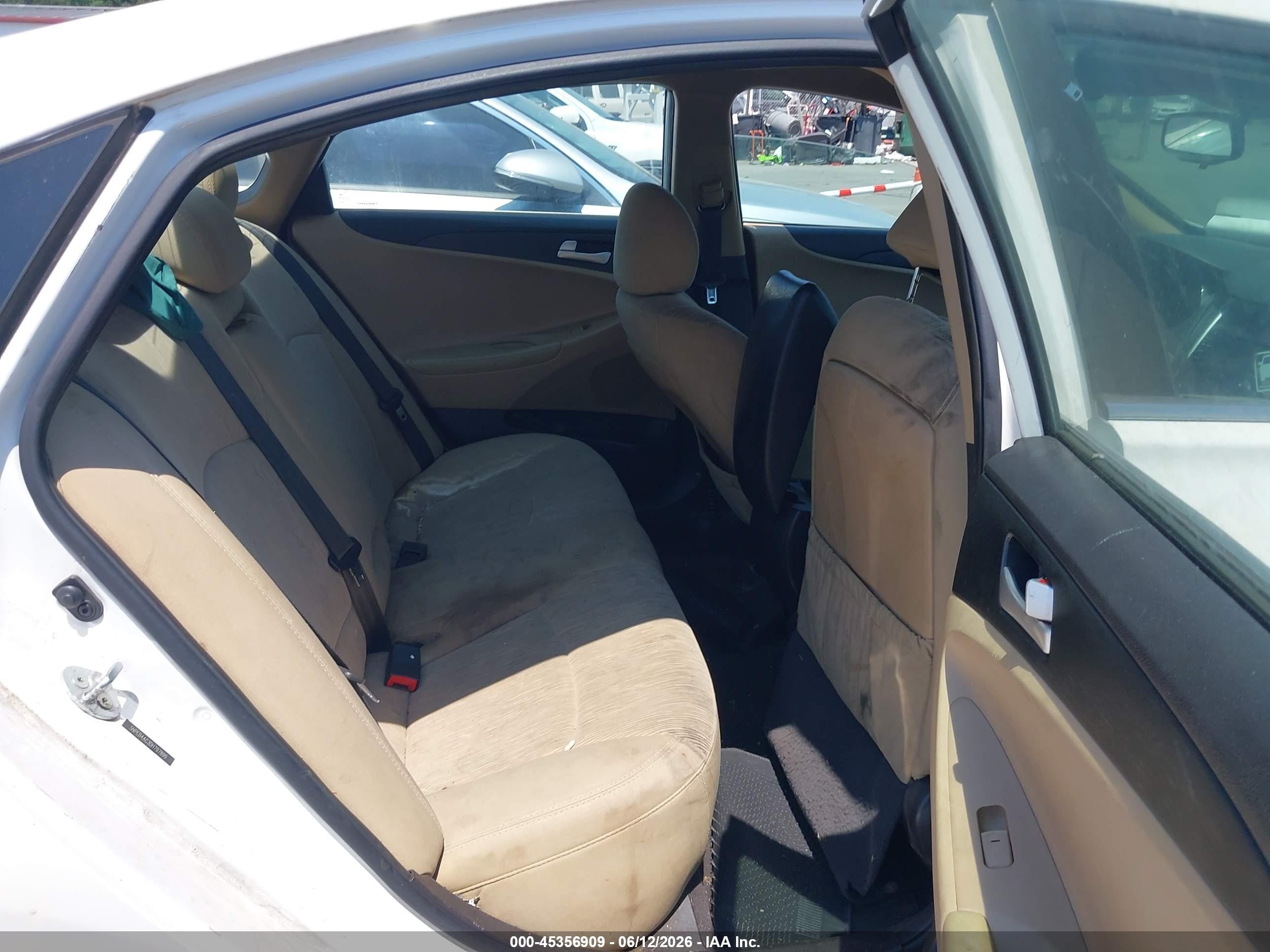 2013 Hyundai Sonata Gls White vin: 5NPEB4AC3DH797899