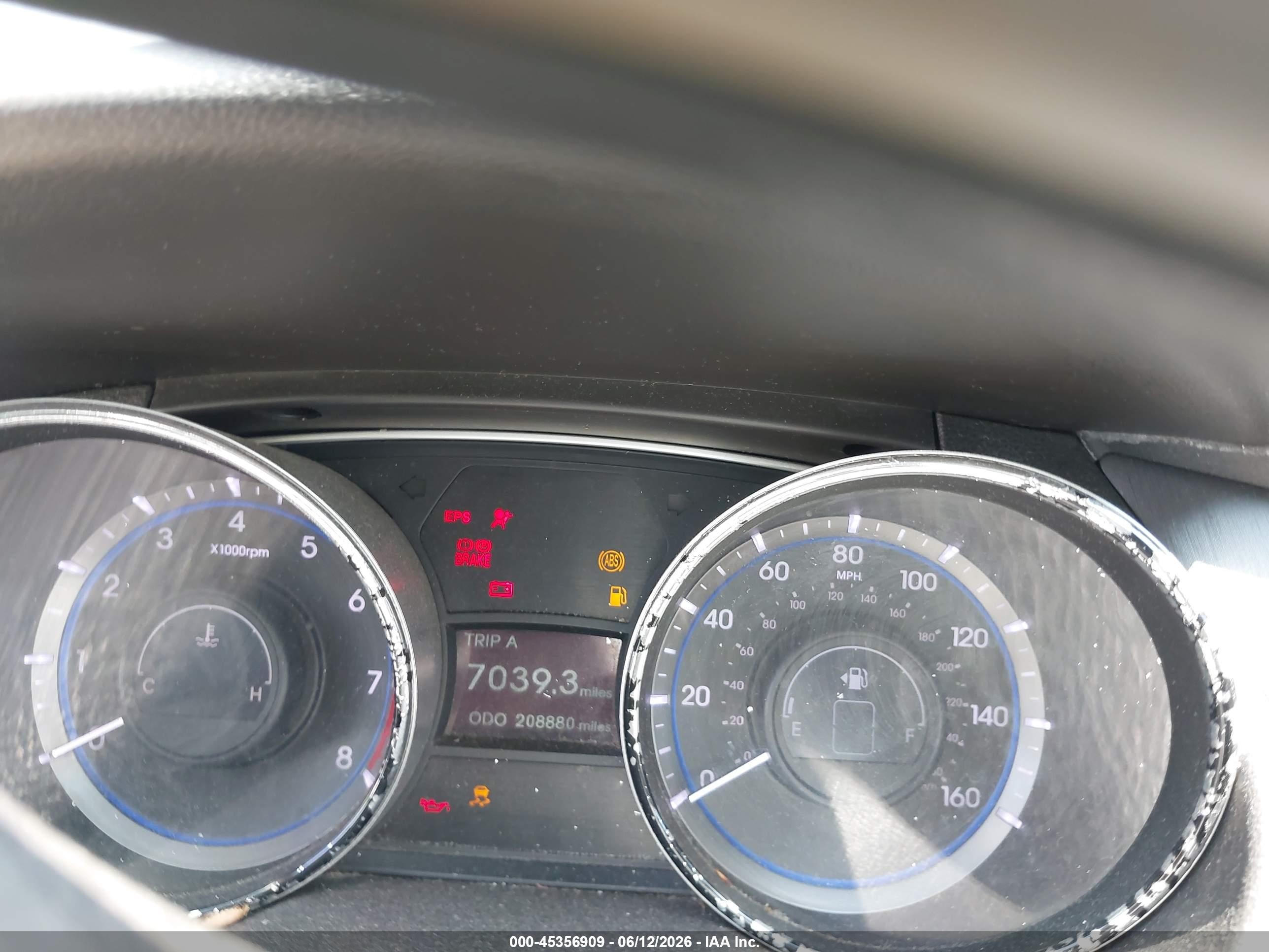 2013 Hyundai Sonata Gls White vin: 5NPEB4AC3DH797899