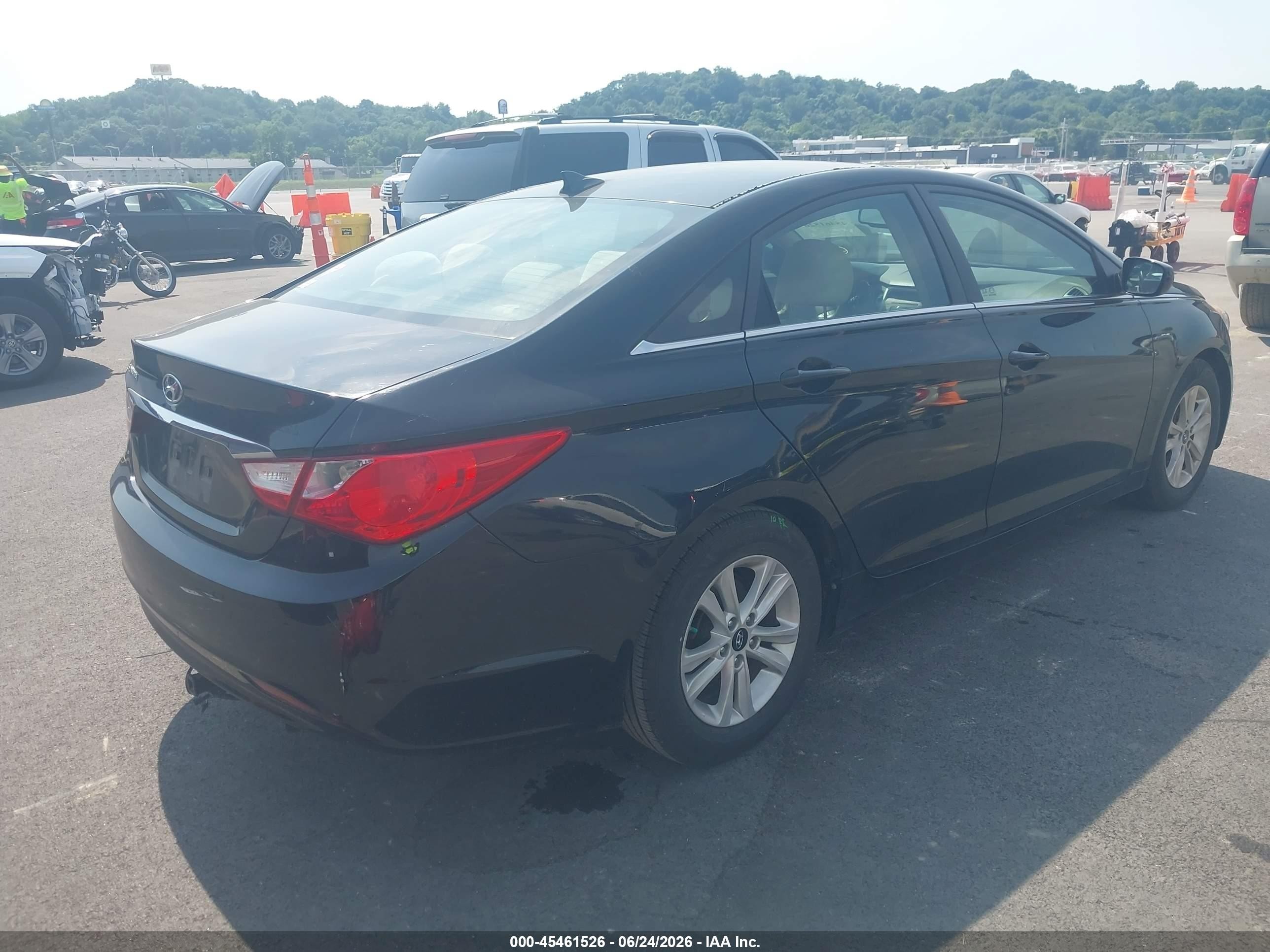 2013 Hyundai Sonata Gls Black vin: 5NPEB4AC3DH801613