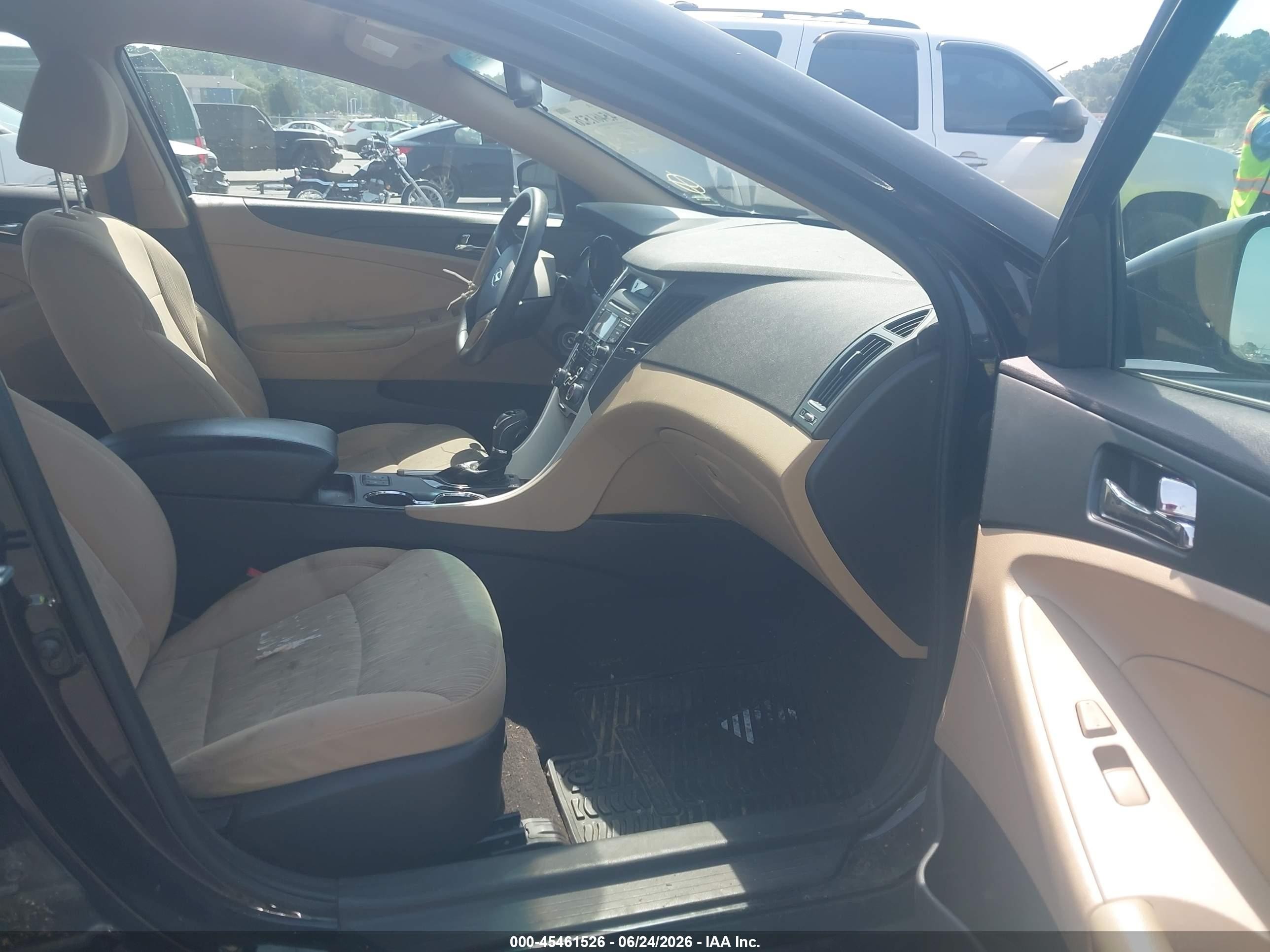 2013 Hyundai Sonata Gls Black vin: 5NPEB4AC3DH801613
