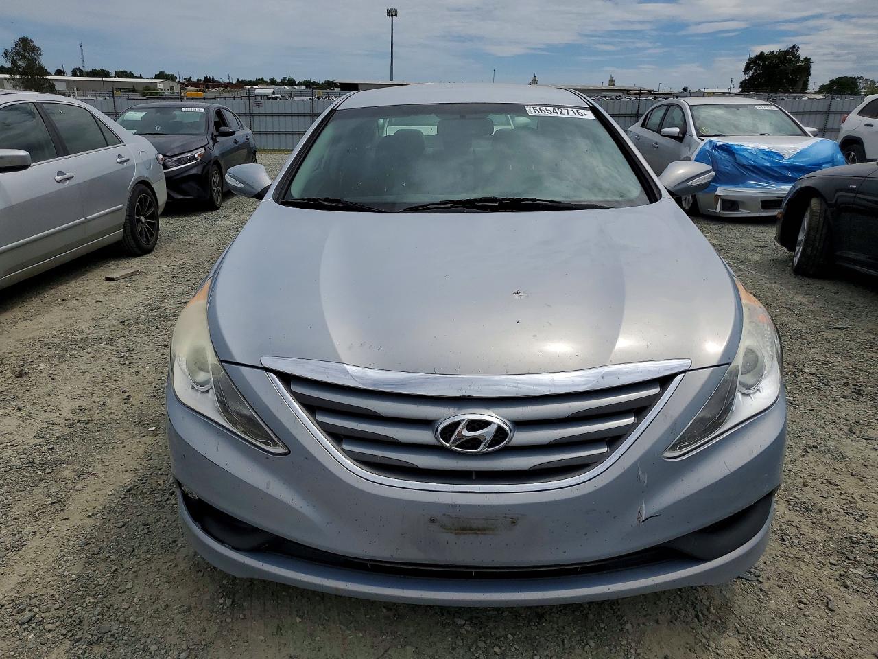 2014 Hyundai Sonata Gls Blue vin: 5NPEB4AC3EH814024