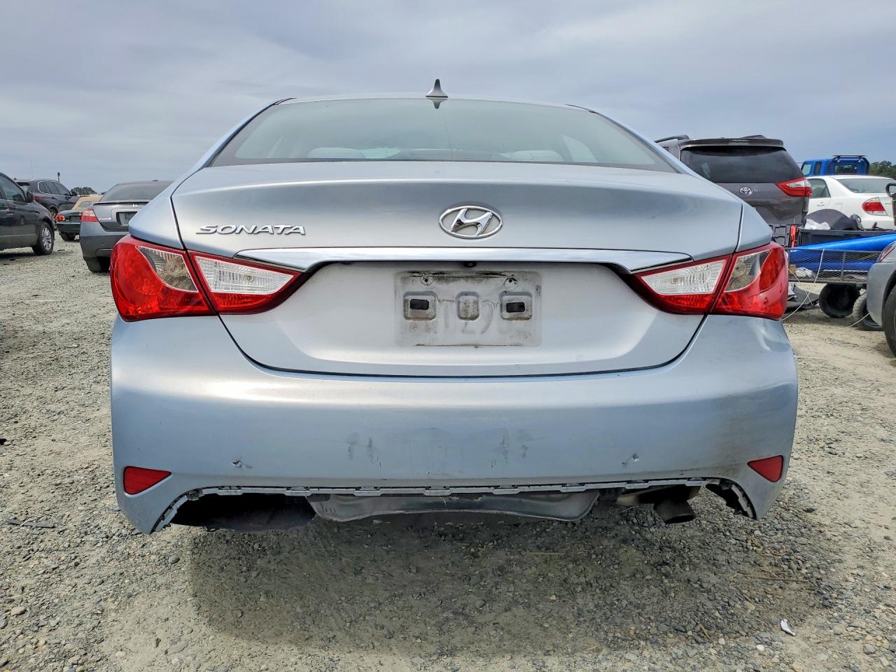 2014 Hyundai Sonata Gls Blue vin: 5NPEB4AC3EH814024