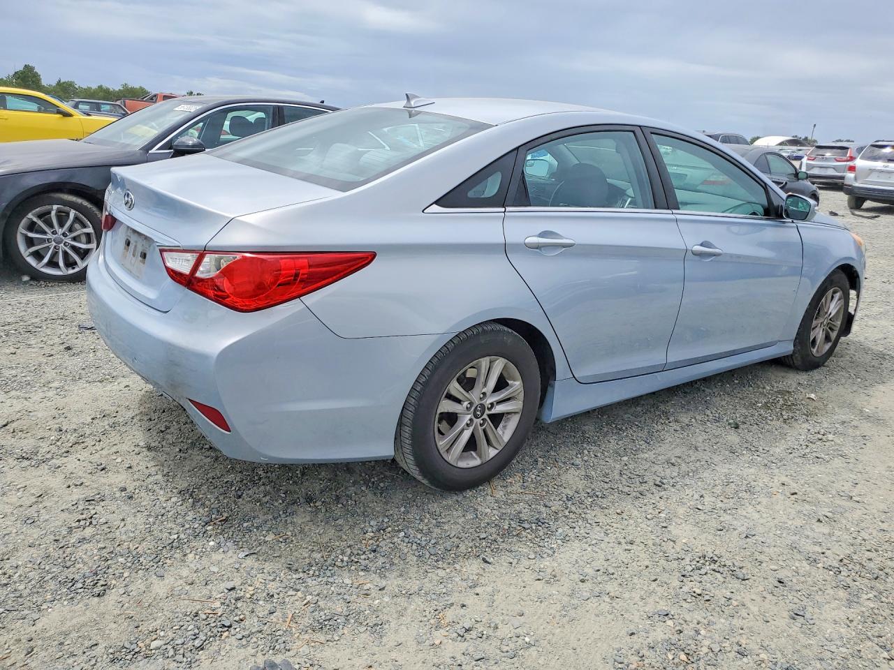 2014 Hyundai Sonata Gls Blue vin: 5NPEB4AC3EH814024