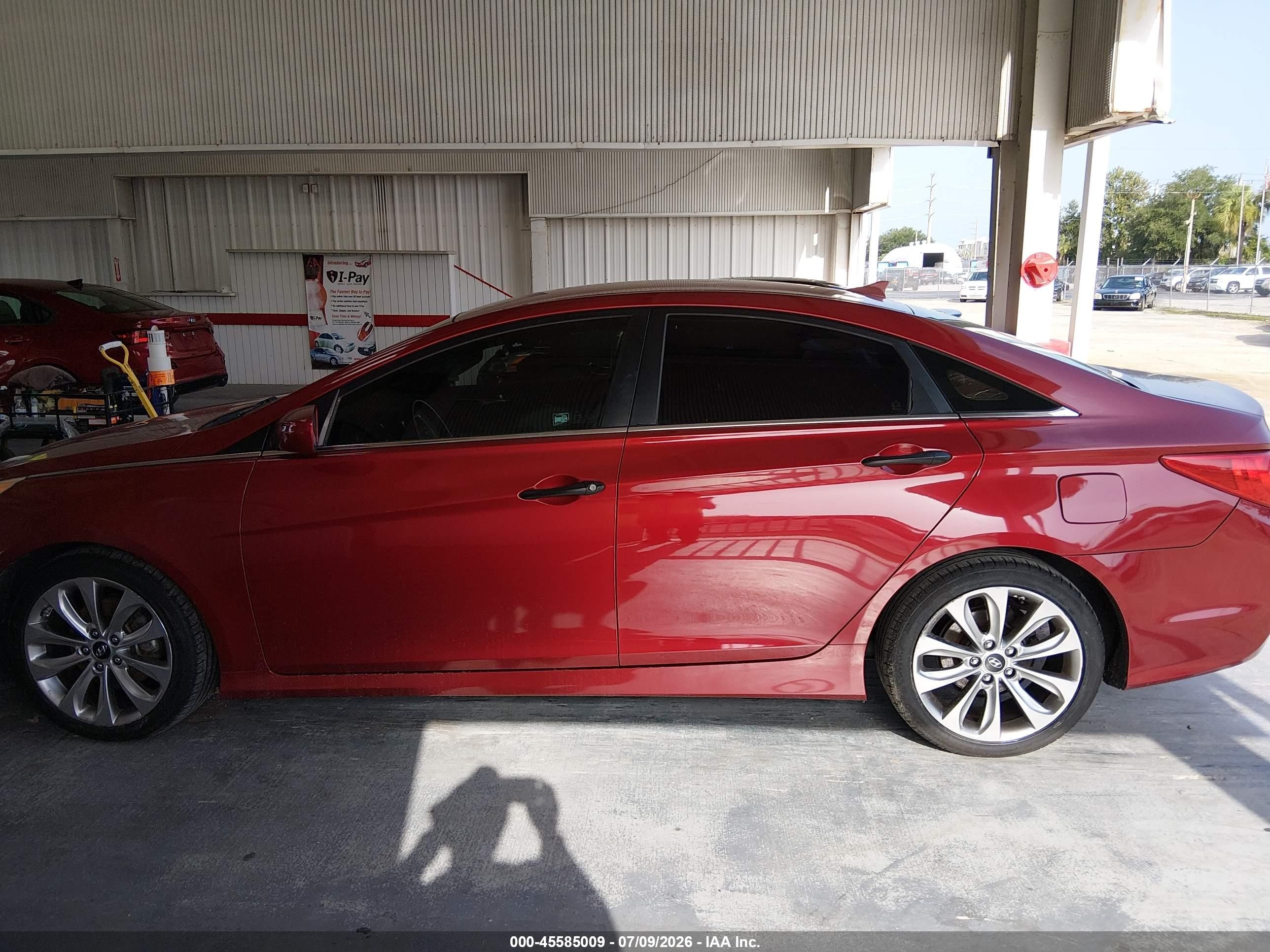 2014 Hyundai Sonata Gls Red vin: 5NPEB4AC3EH821359