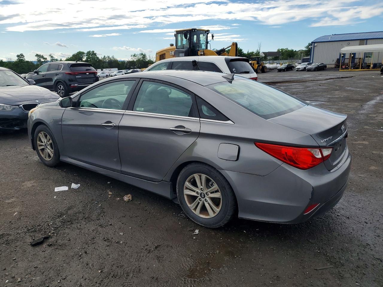 2014 Hyundai Sonata Gls Silver vin: 5NPEB4AC3EH821720