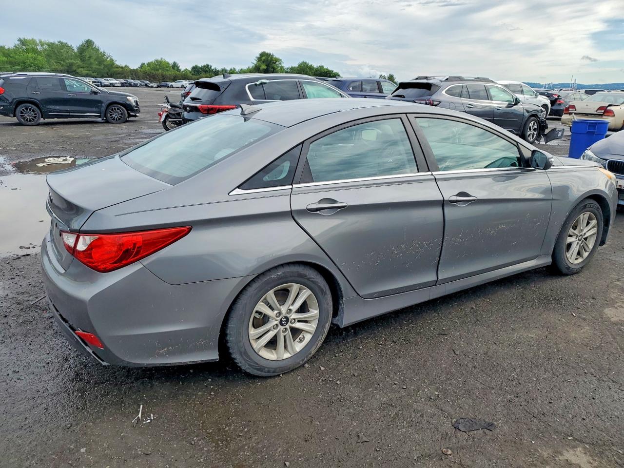 2014 Hyundai Sonata Gls Silver vin: 5NPEB4AC3EH821720