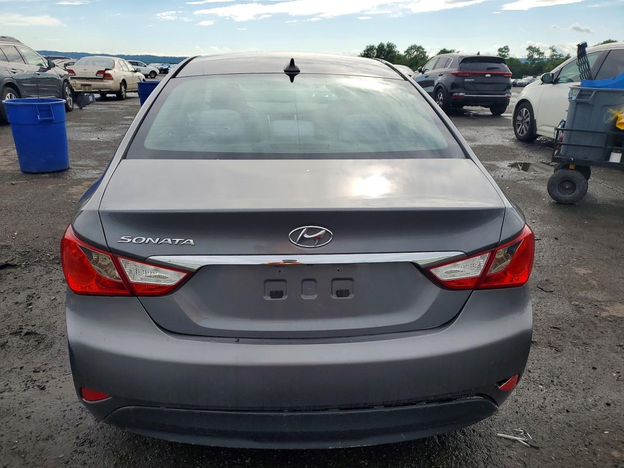 2014 Hyundai Sonata Gls Silver vin: 5NPEB4AC3EH821720