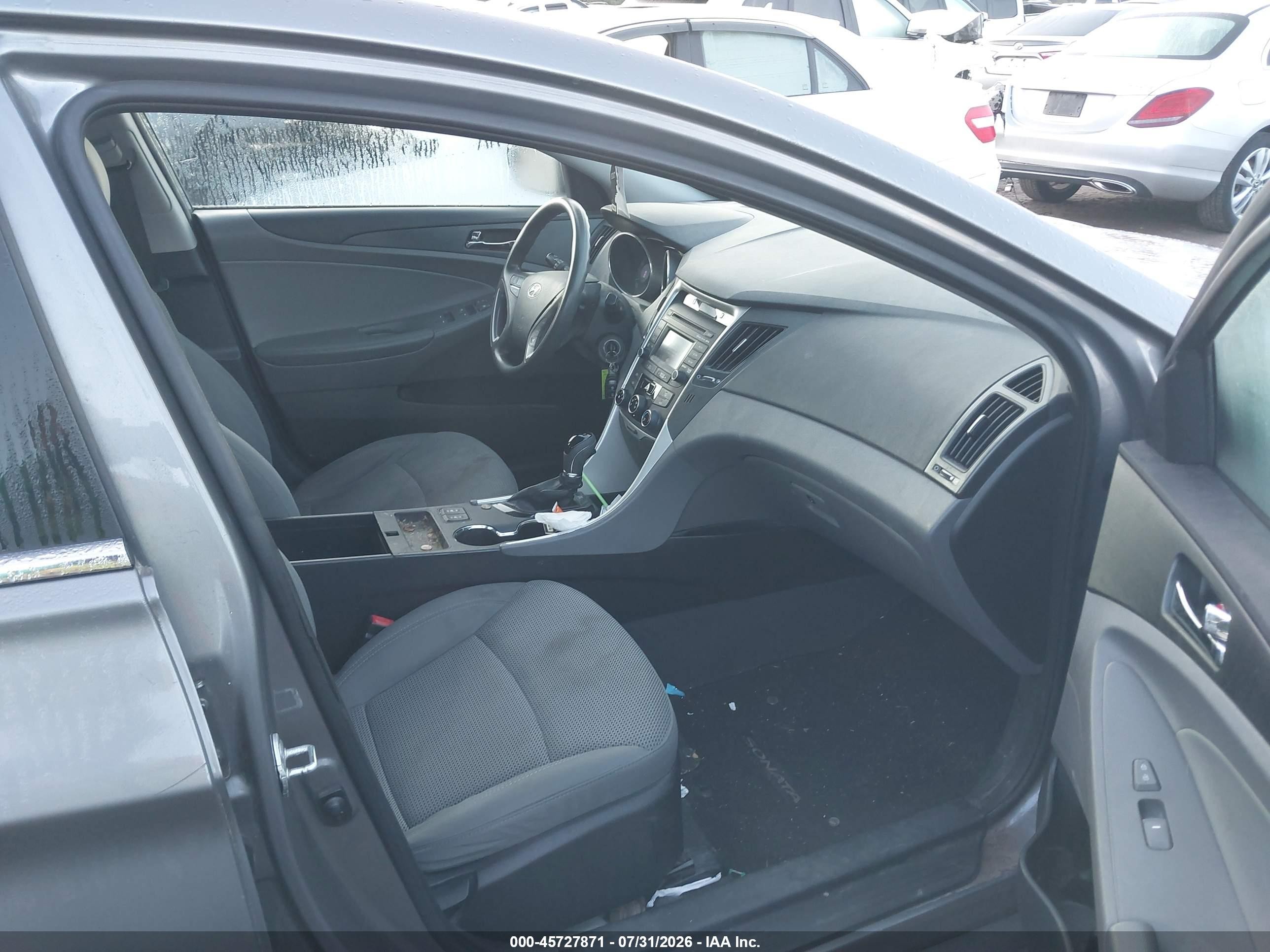 2014 Hyundai Sonata Gls Gray vin: 5NPEB4AC3EH826657