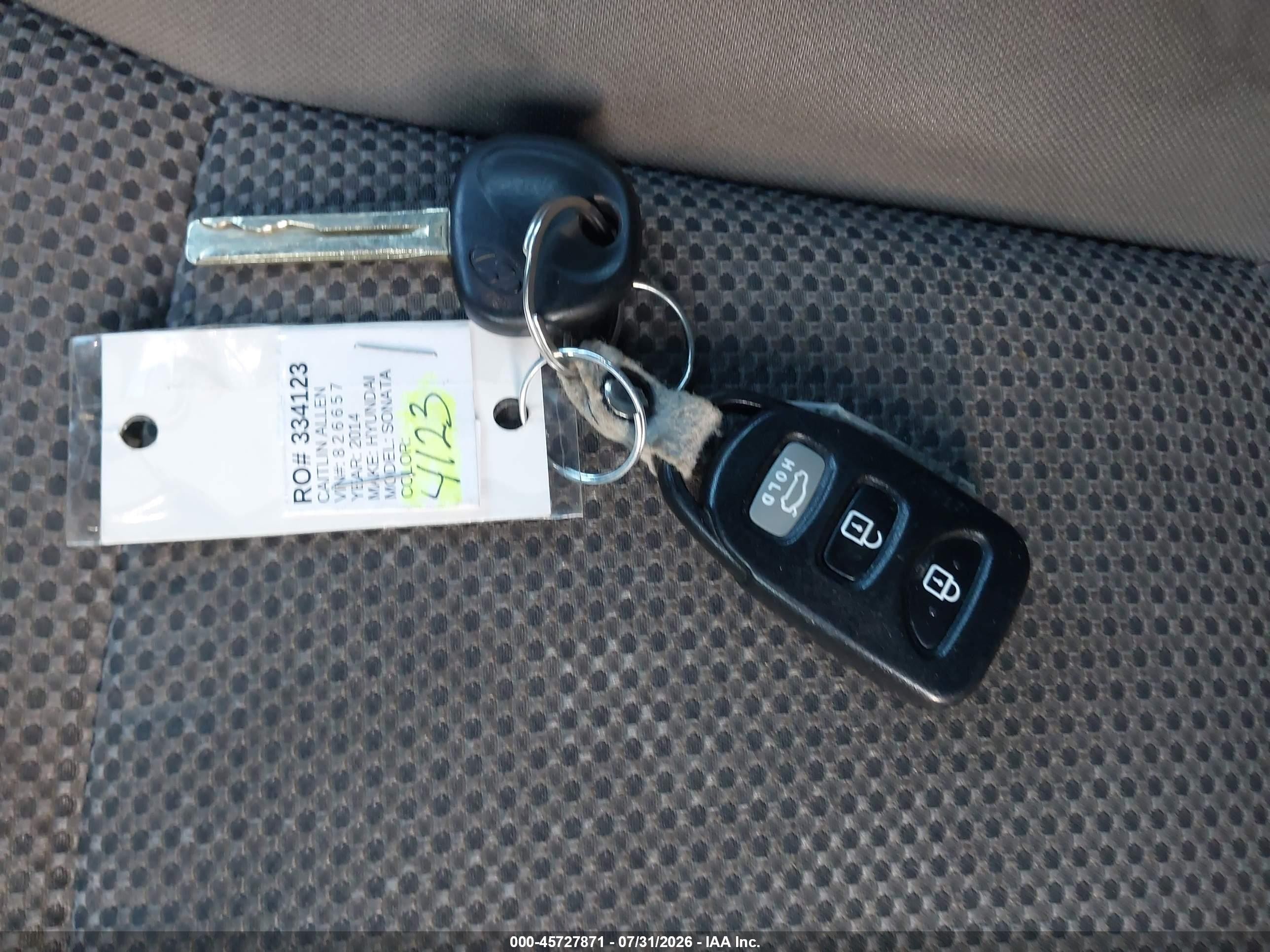 2014 Hyundai Sonata Gls Gray vin: 5NPEB4AC3EH826657