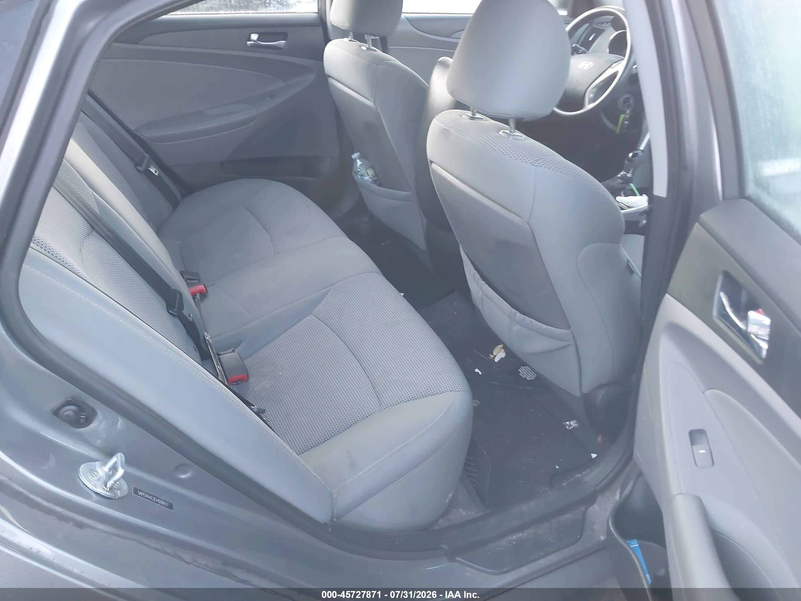 2014 Hyundai Sonata Gls Gray vin: 5NPEB4AC3EH826657