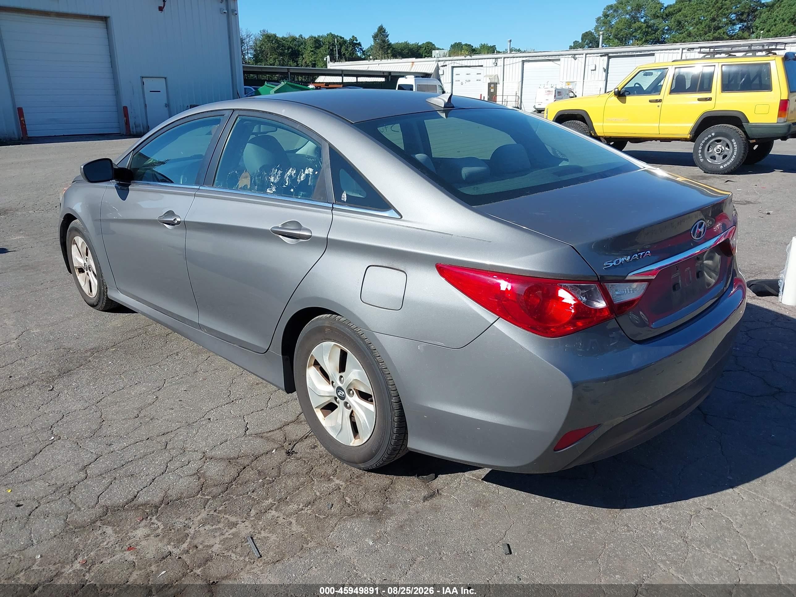 2014 Hyundai Sonata Gls Gray vin: 5NPEB4AC3EH826951