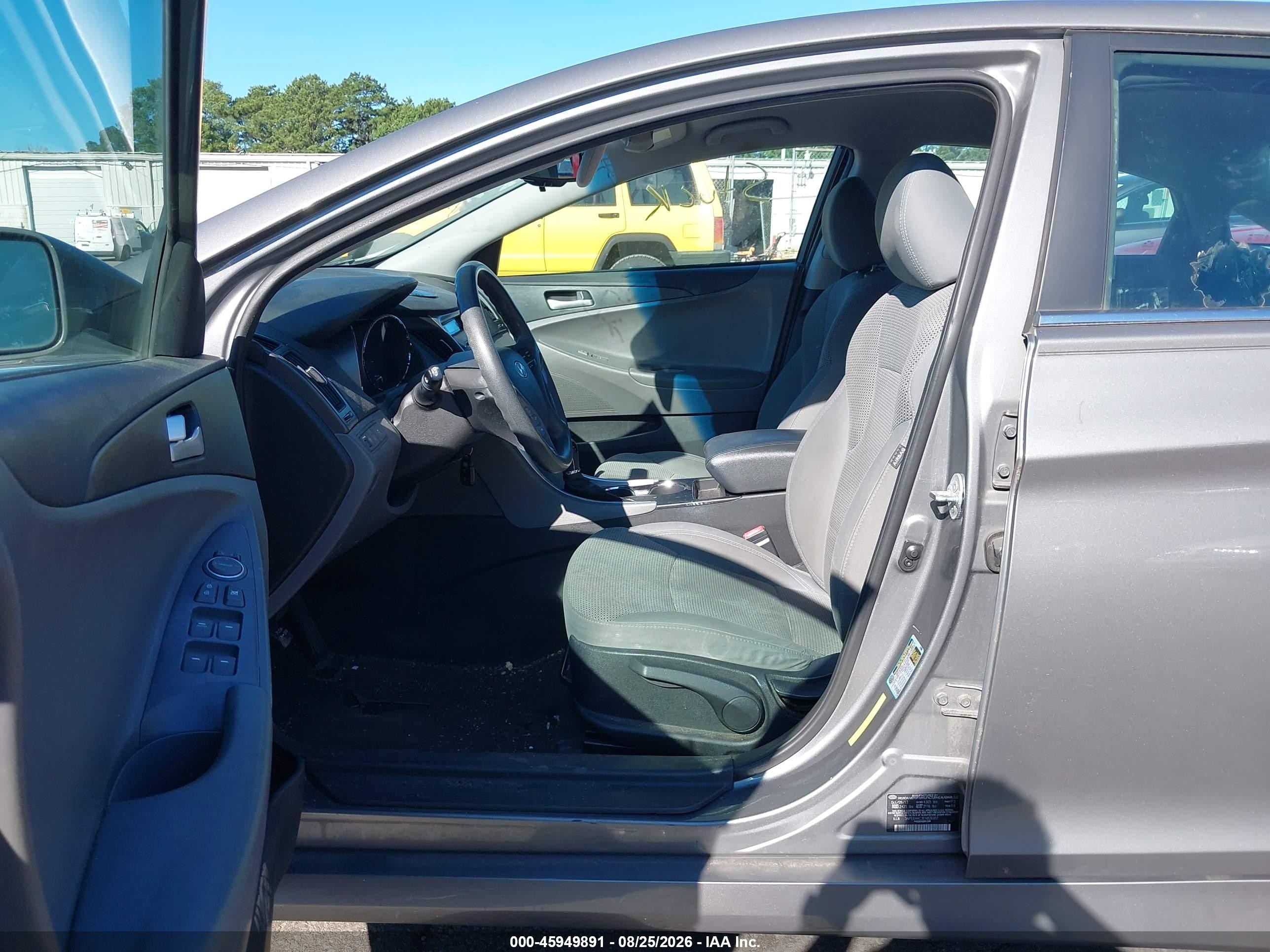 2014 Hyundai Sonata Gls Gray vin: 5NPEB4AC3EH826951