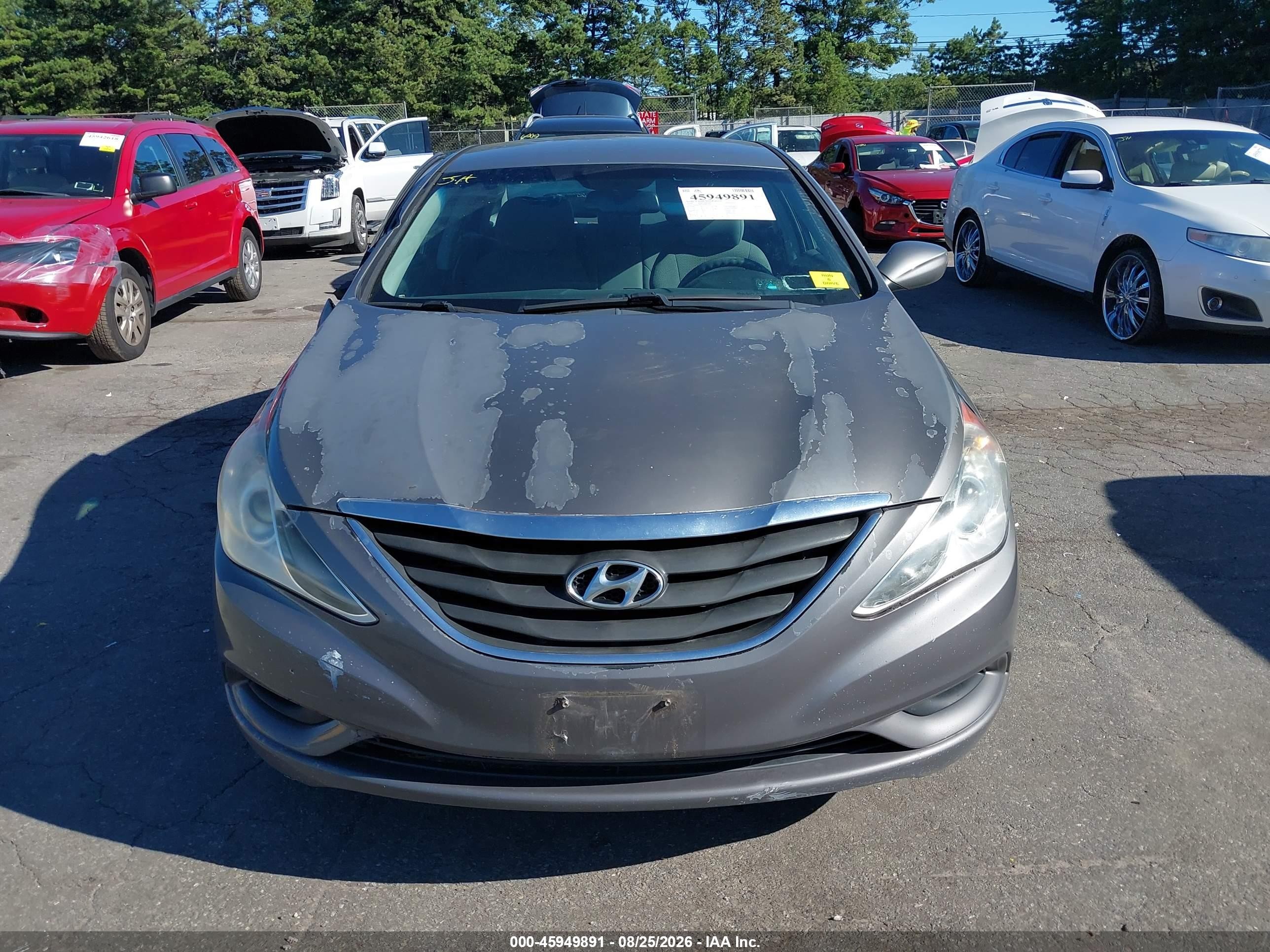 2014 Hyundai Sonata Gls Gray vin: 5NPEB4AC3EH826951