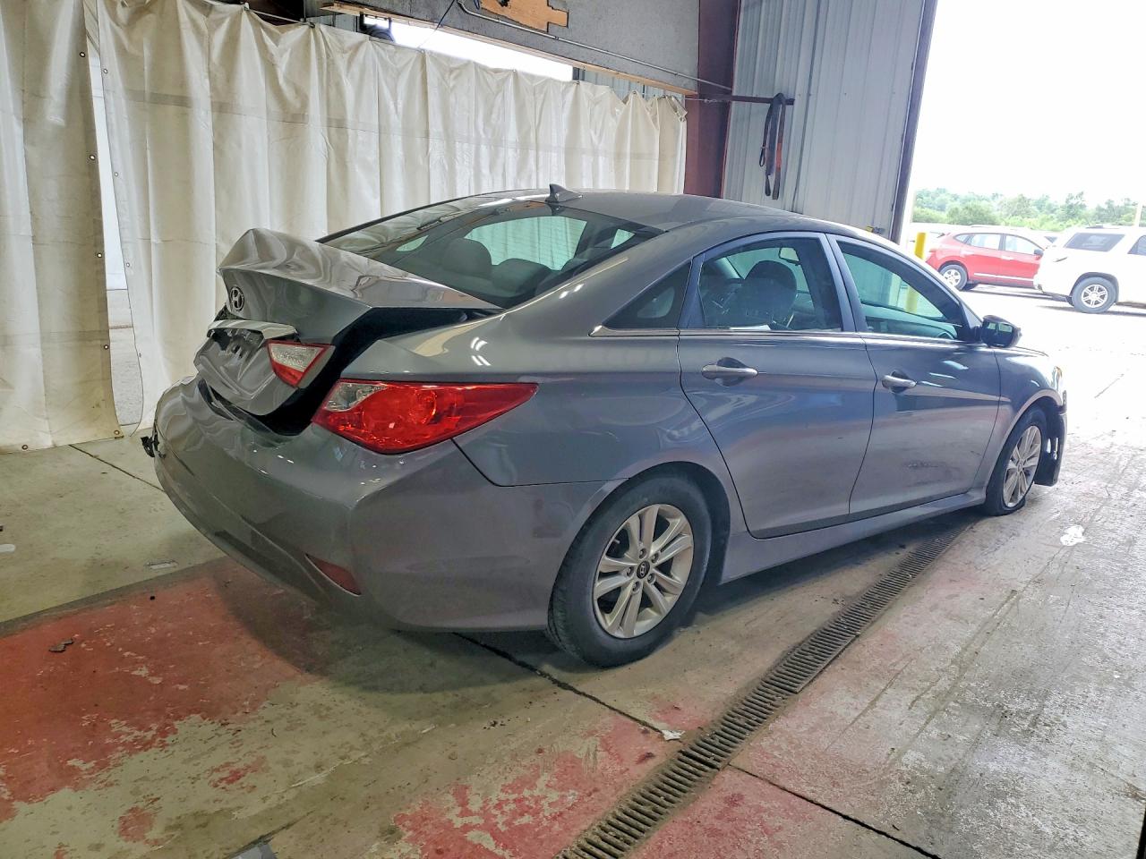 2014 Hyundai Sonata Gls Gray vin: 5NPEB4AC3EH829610