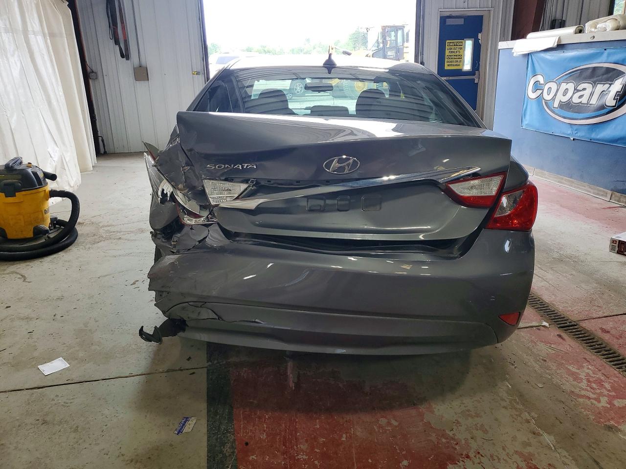 2014 Hyundai Sonata Gls Gray vin: 5NPEB4AC3EH829610