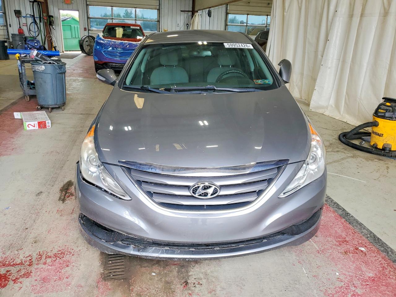 2014 Hyundai Sonata Gls Gray vin: 5NPEB4AC3EH829610