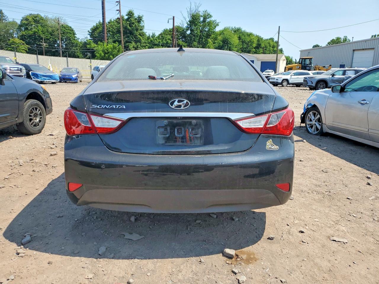 2014 Hyundai Sonata Gls Черный vin: 5NPEB4AC3EH835357