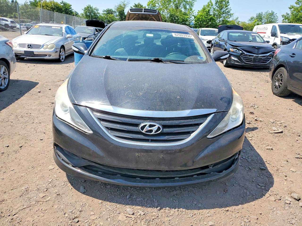 2014 Hyundai Sonata Gls Черный vin: 5NPEB4AC3EH835357