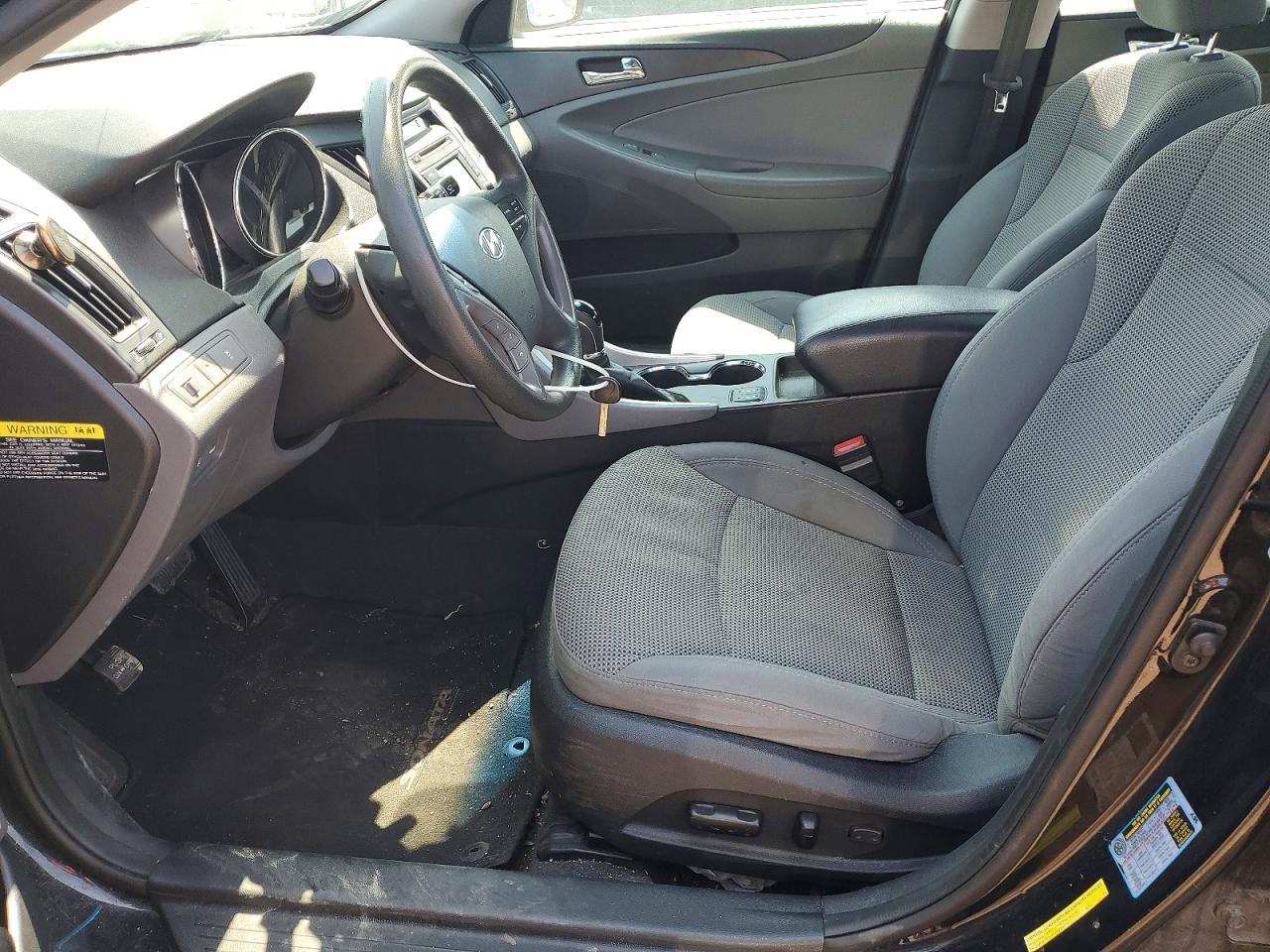 2014 Hyundai Sonata Gls Черный vin: 5NPEB4AC3EH835357