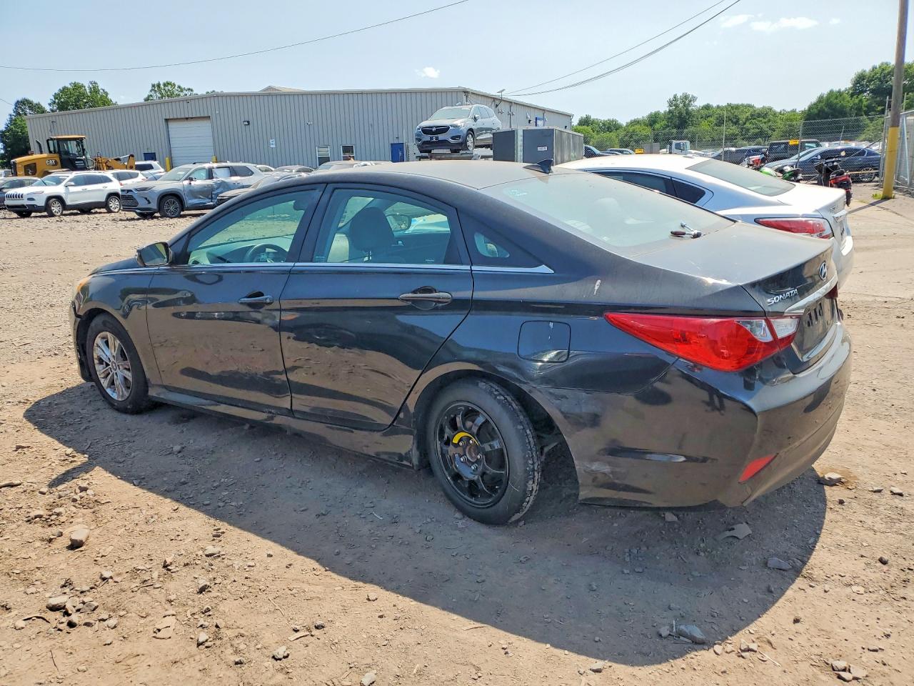 2014 Hyundai Sonata Gls Черный vin: 5NPEB4AC3EH835357