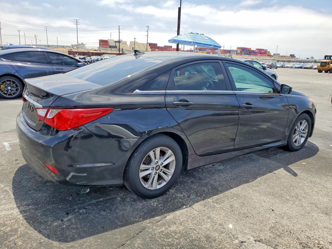 2014 Hyundai Sonata Gls Черный vin: 5NPEB4AC3EH837545