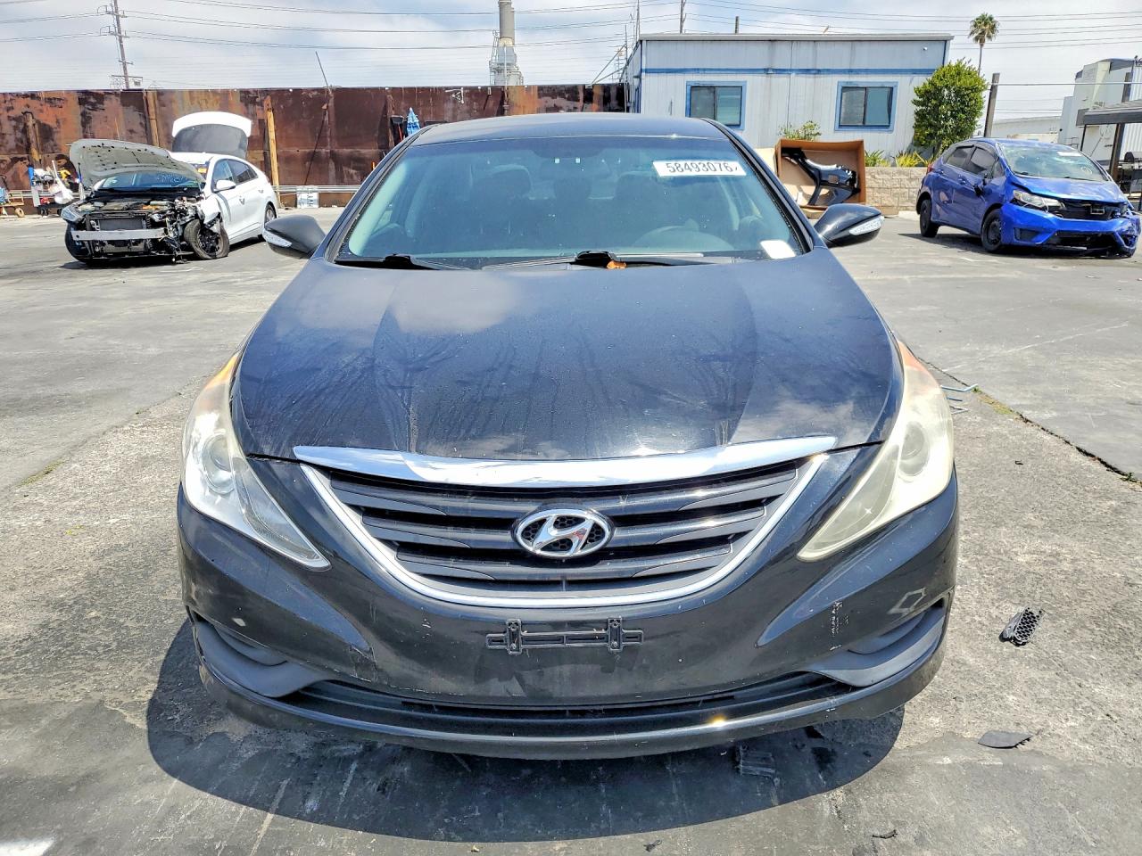 2014 Hyundai Sonata Gls Черный vin: 5NPEB4AC3EH837545