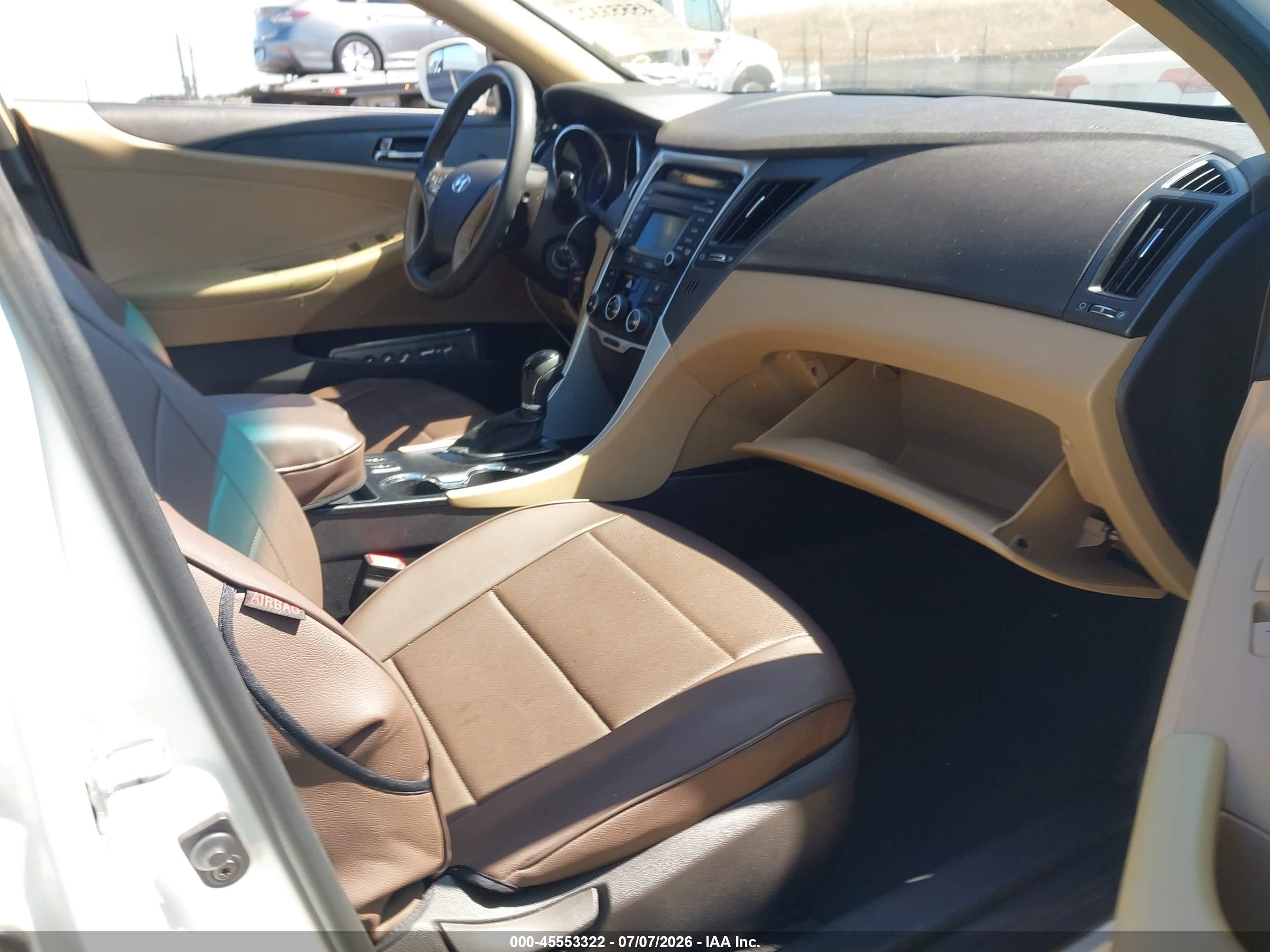 2014 Hyundai Sonata Gls White vin: 5NPEB4AC3EH843006