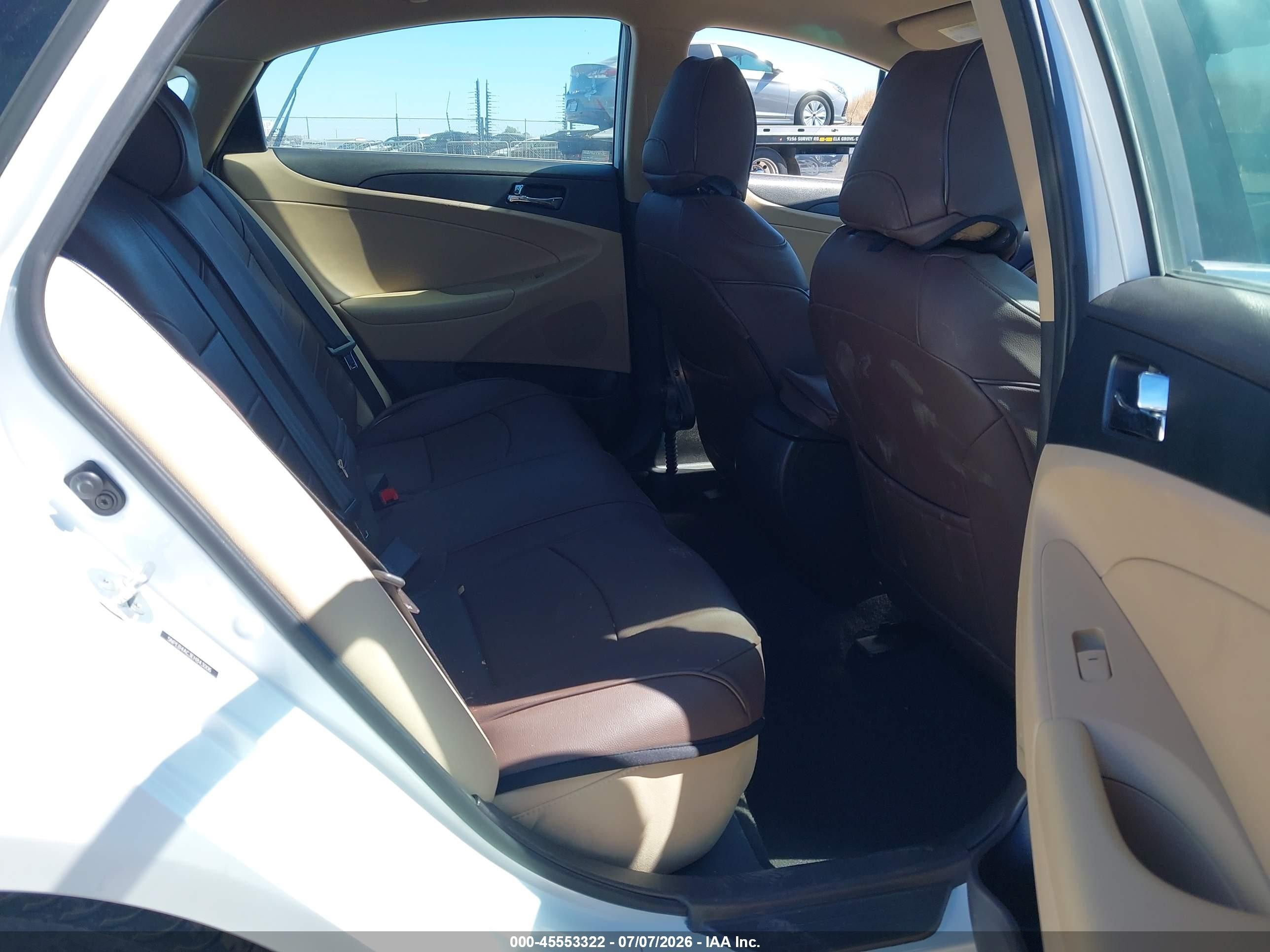 2014 Hyundai Sonata Gls White vin: 5NPEB4AC3EH843006