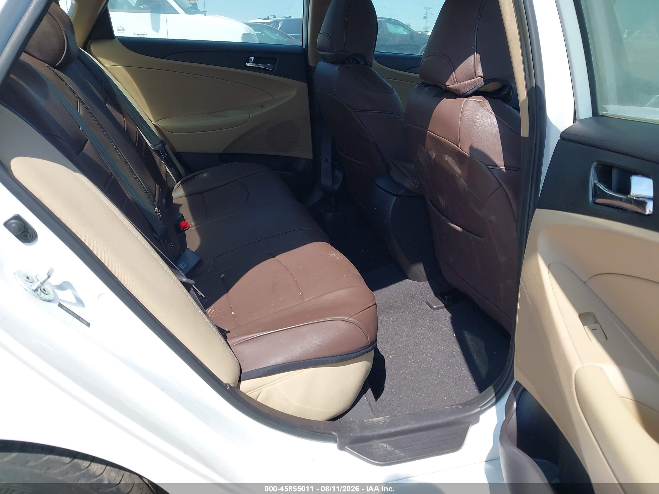 2014 Hyundai Sonata Gls White vin: 5NPEB4AC3EH843006