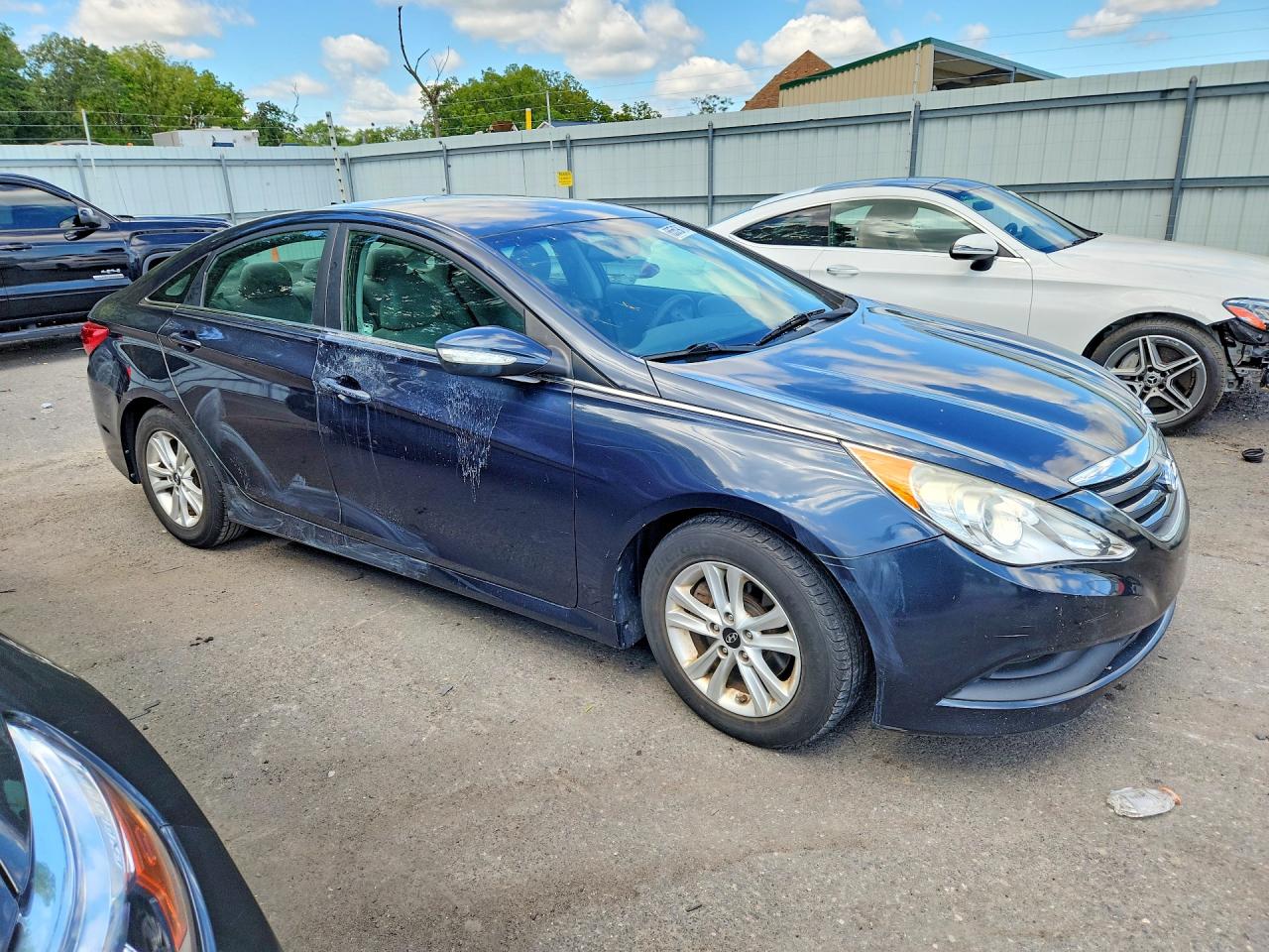 2014 Hyundai Sonata Gls Black vin: 5NPEB4AC3EH852207