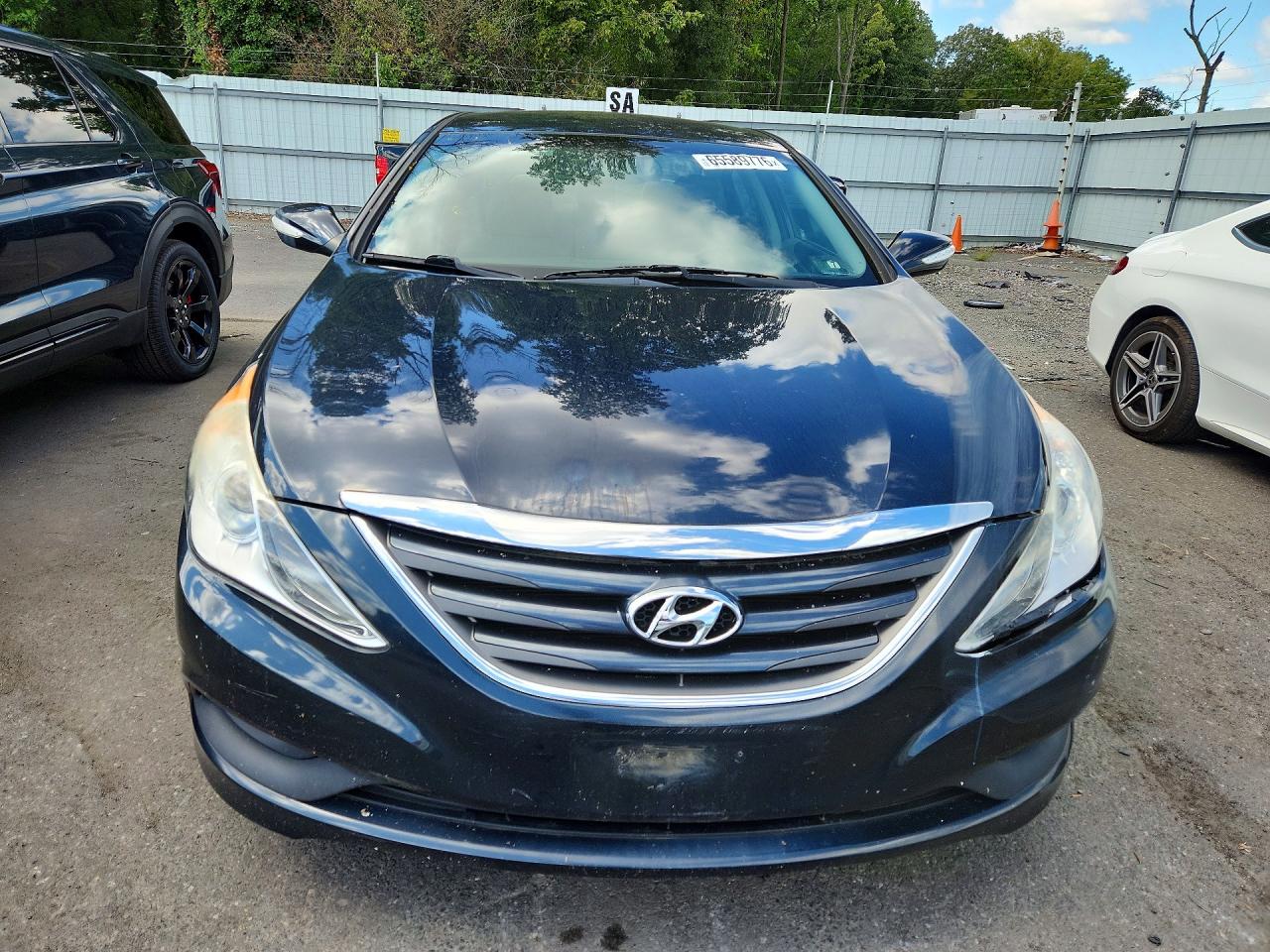 2014 Hyundai Sonata Gls Black vin: 5NPEB4AC3EH852207