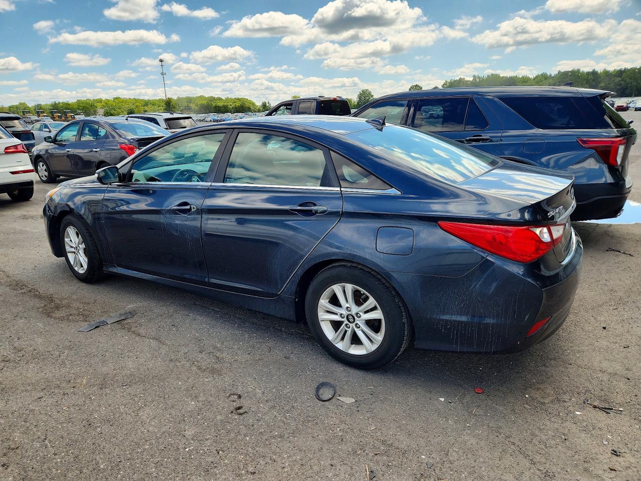 2014 Hyundai Sonata Gls Black vin: 5NPEB4AC3EH852207