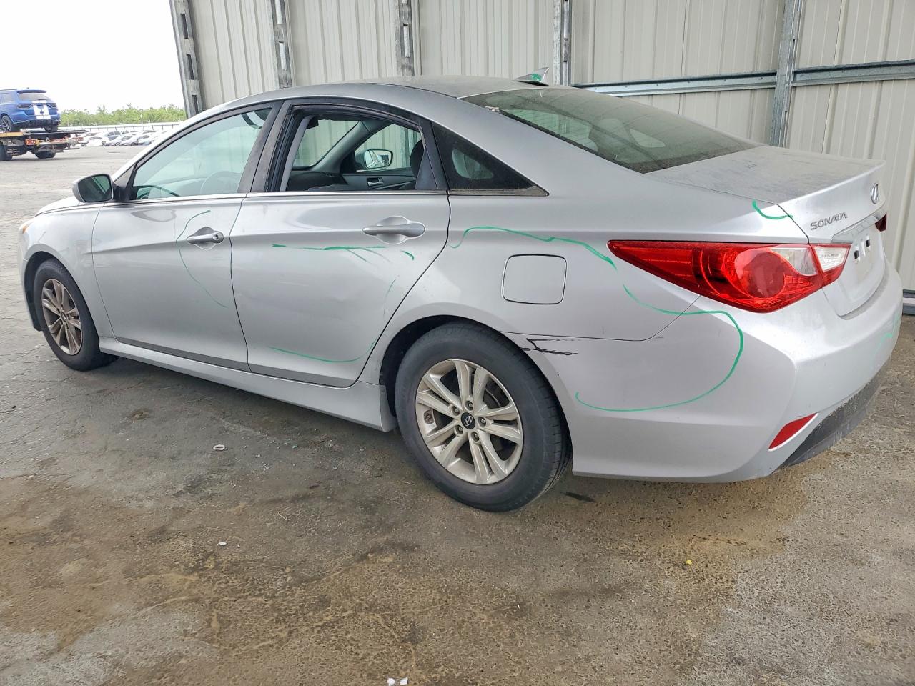 2014 Hyundai Sonata Gls Silver vin: 5NPEB4AC3EH855026