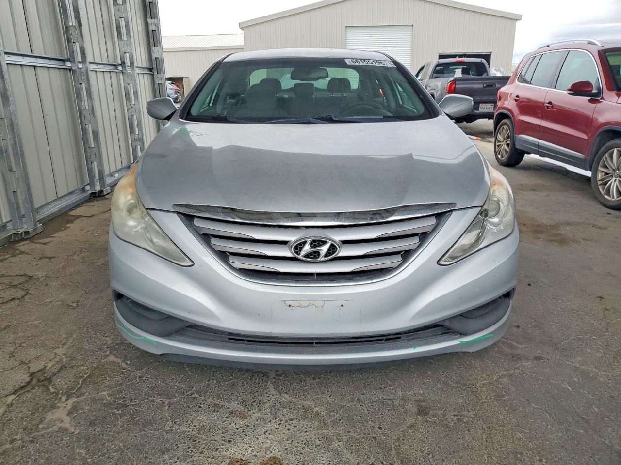 2014 Hyundai Sonata Gls Silver vin: 5NPEB4AC3EH855026