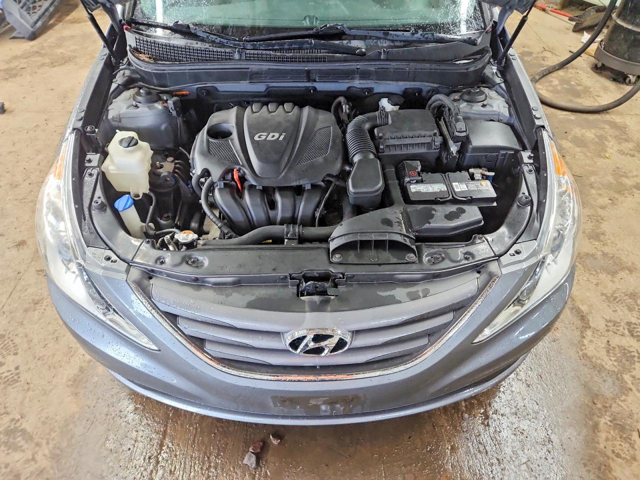 2014 Hyundai Sonata Gls Gray vin: 5NPEB4AC3EH855947